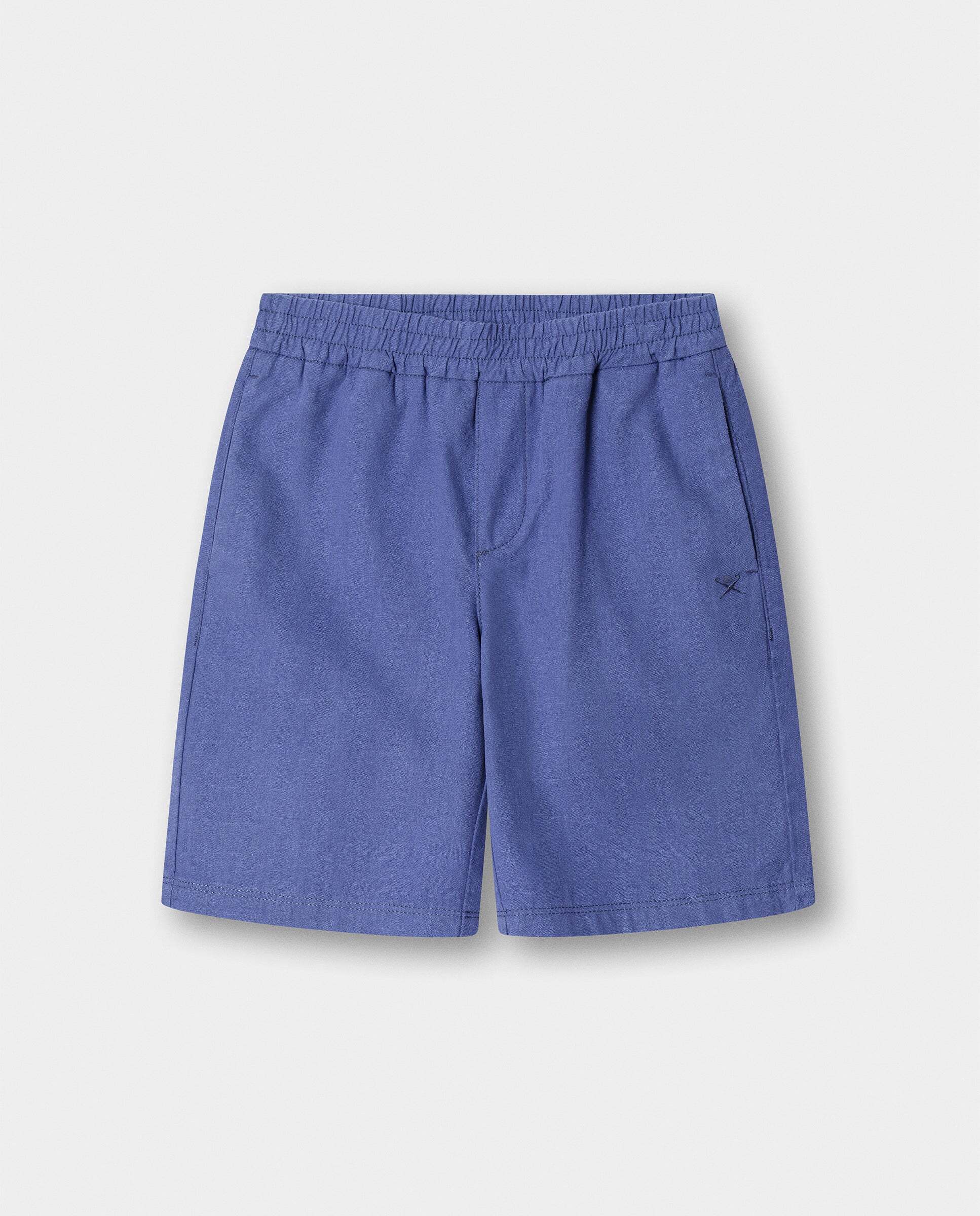 Shorts de lino de niño - Hackett - Azul Azul-1