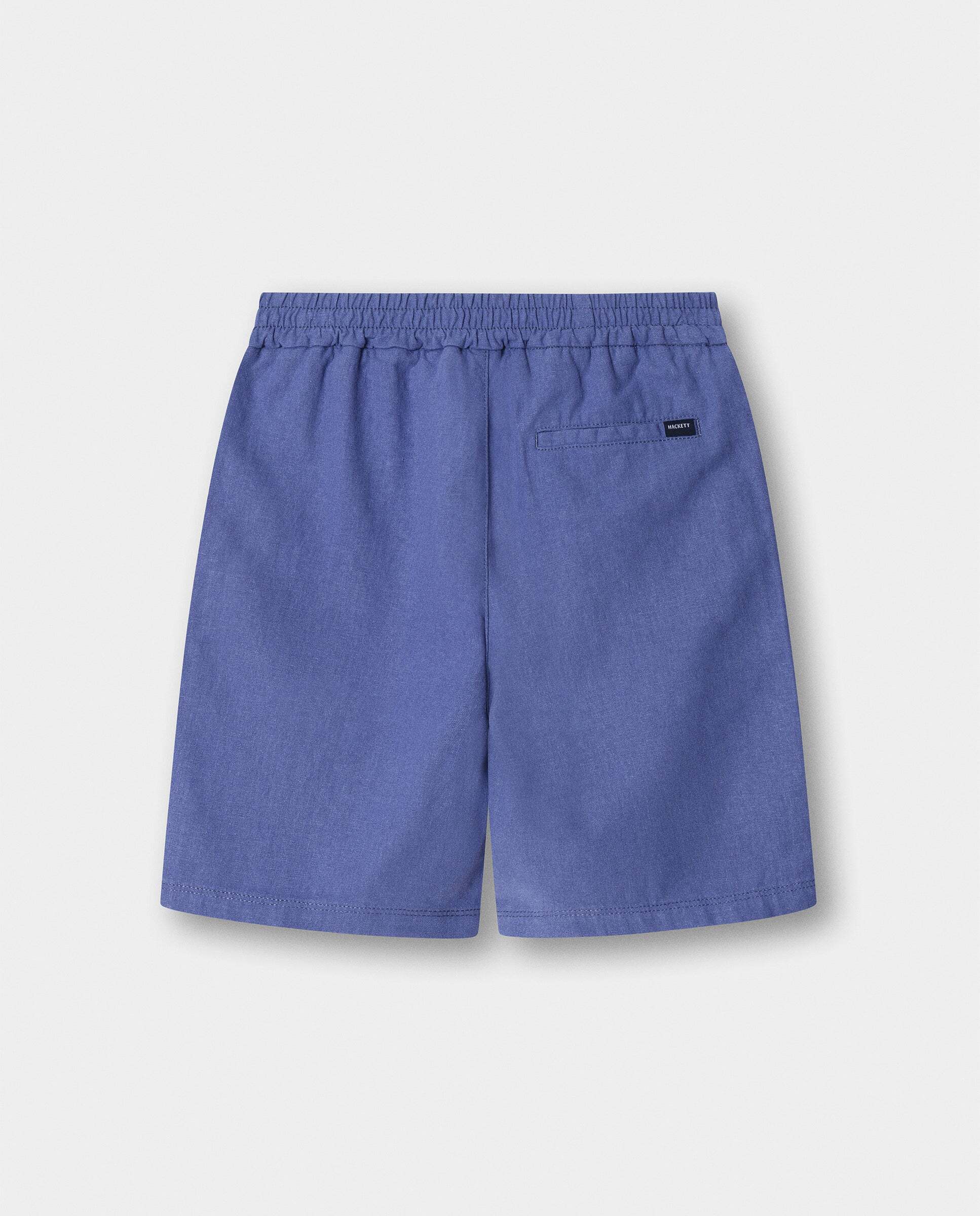Shorts de lino de niño - Hackett - Azul Azul-3