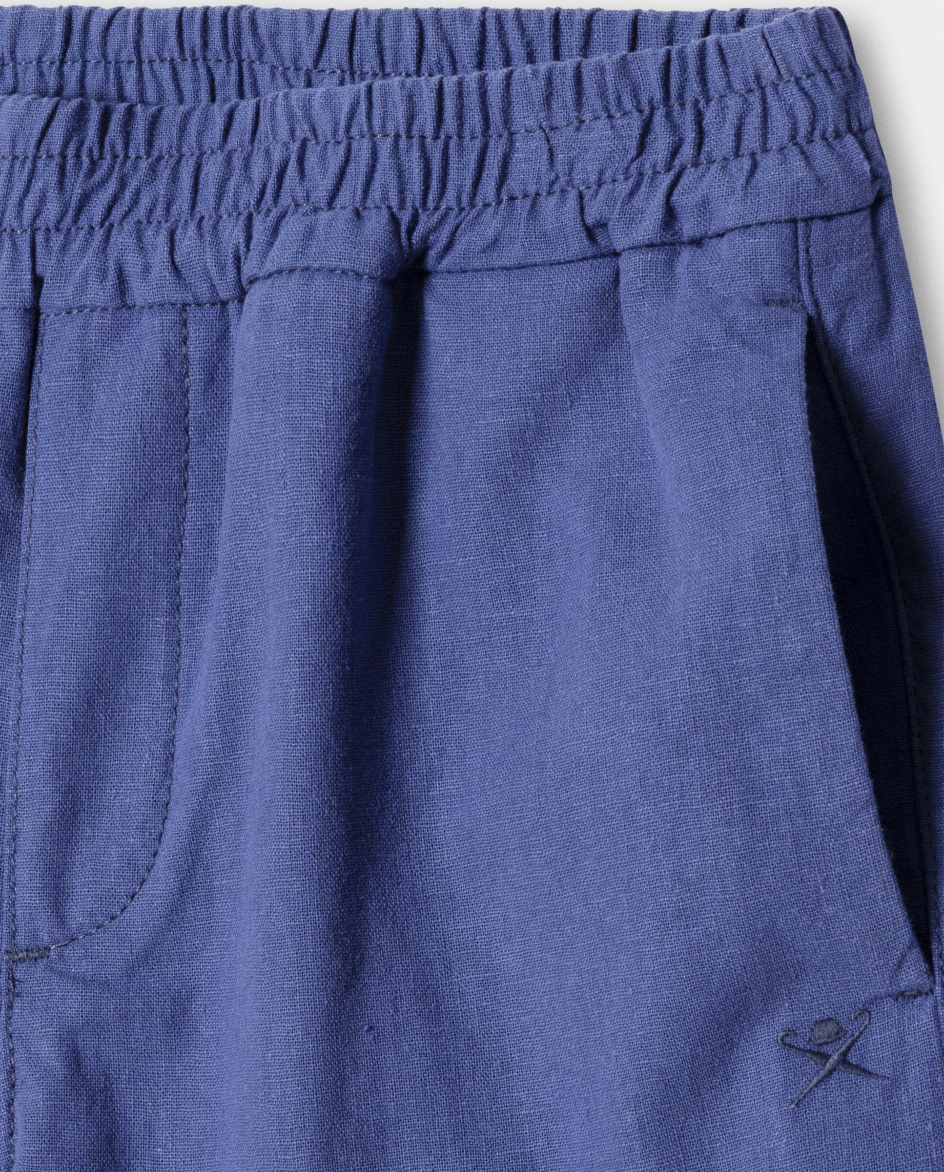 Shorts de lino de niño - Hackett - Azul Azul-2