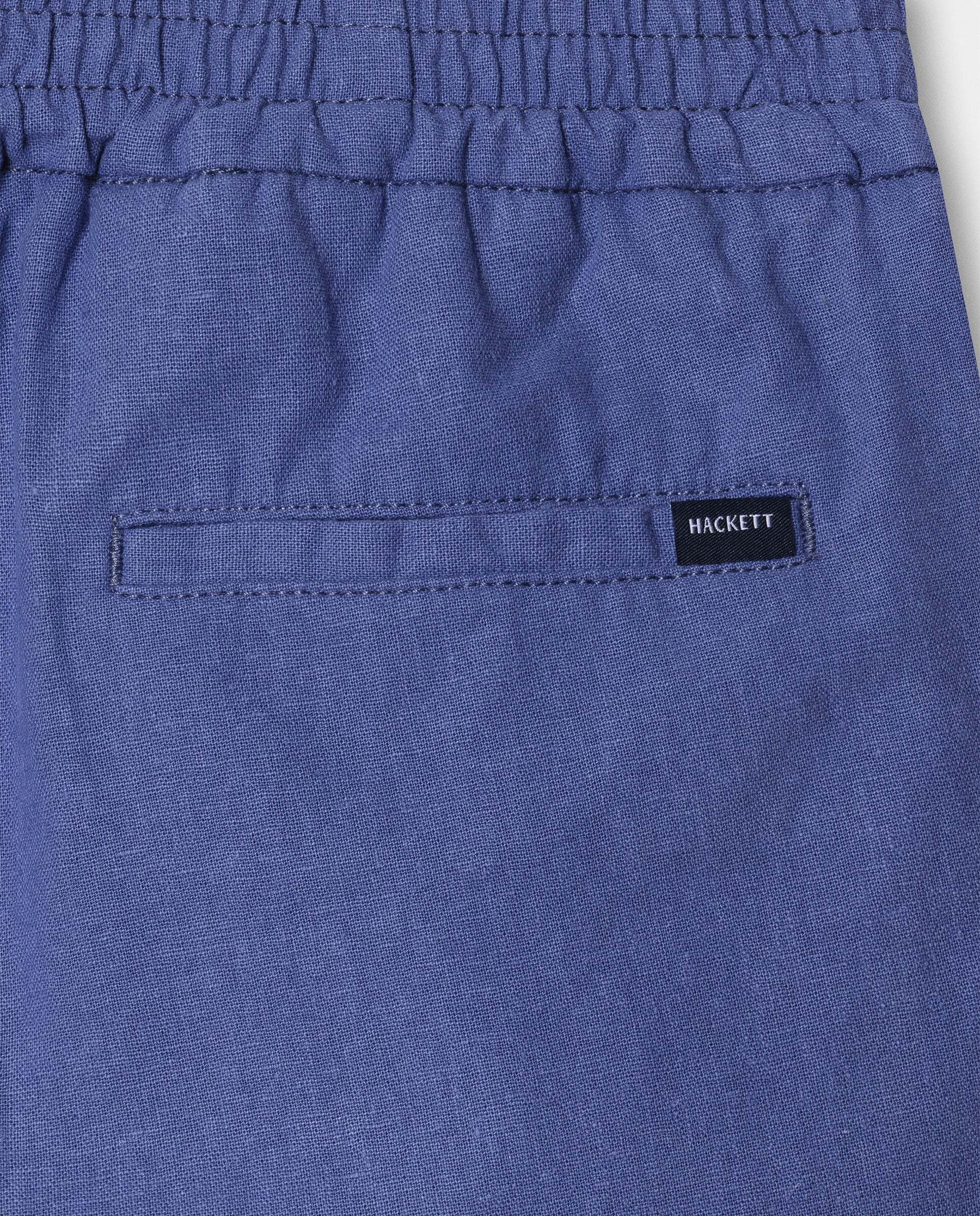 Shorts de lino de niño - Hackett - Azul Azul-4