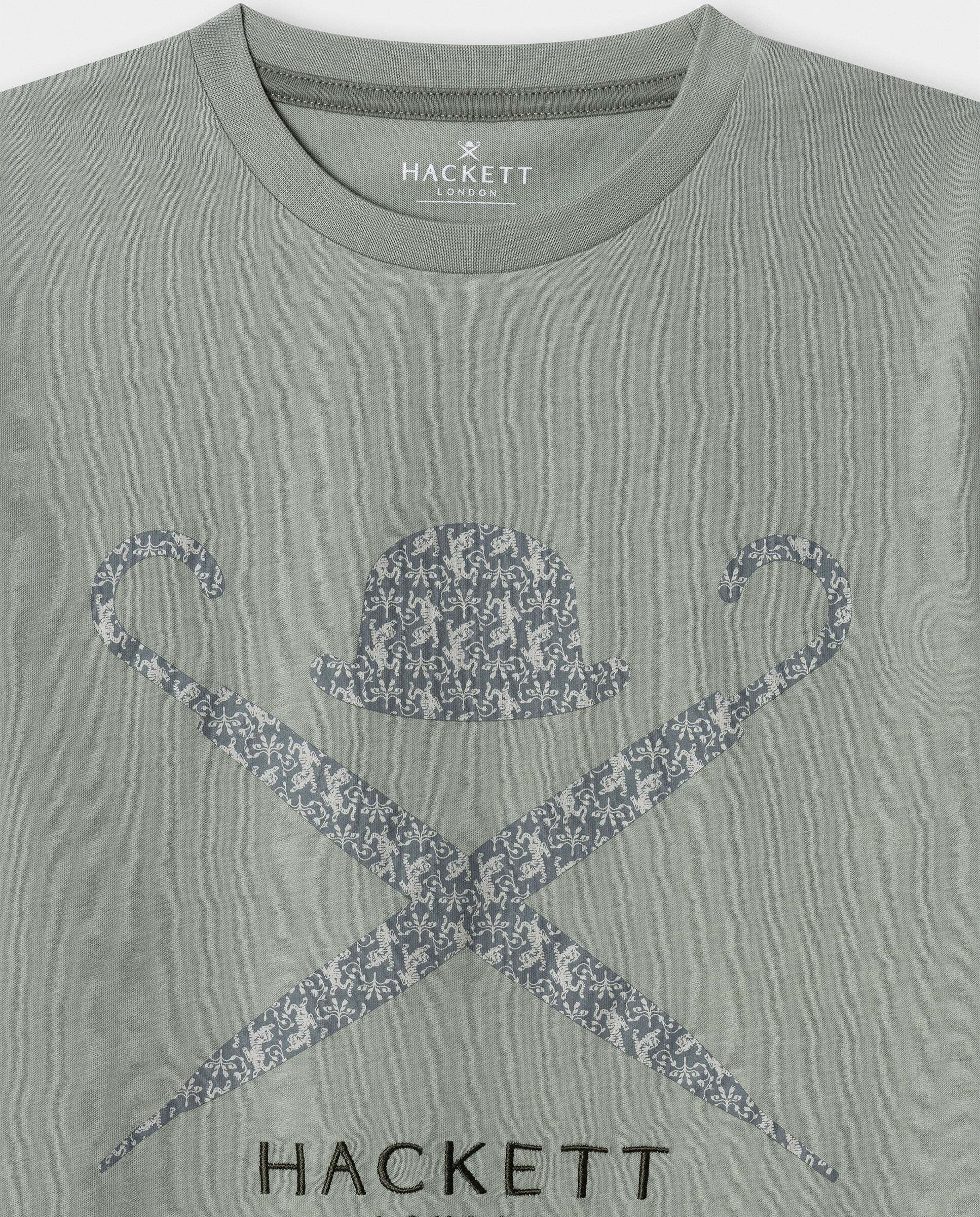 Camiseta Tiger Logo de niño - Hackett - Verde claro Verde claro-2