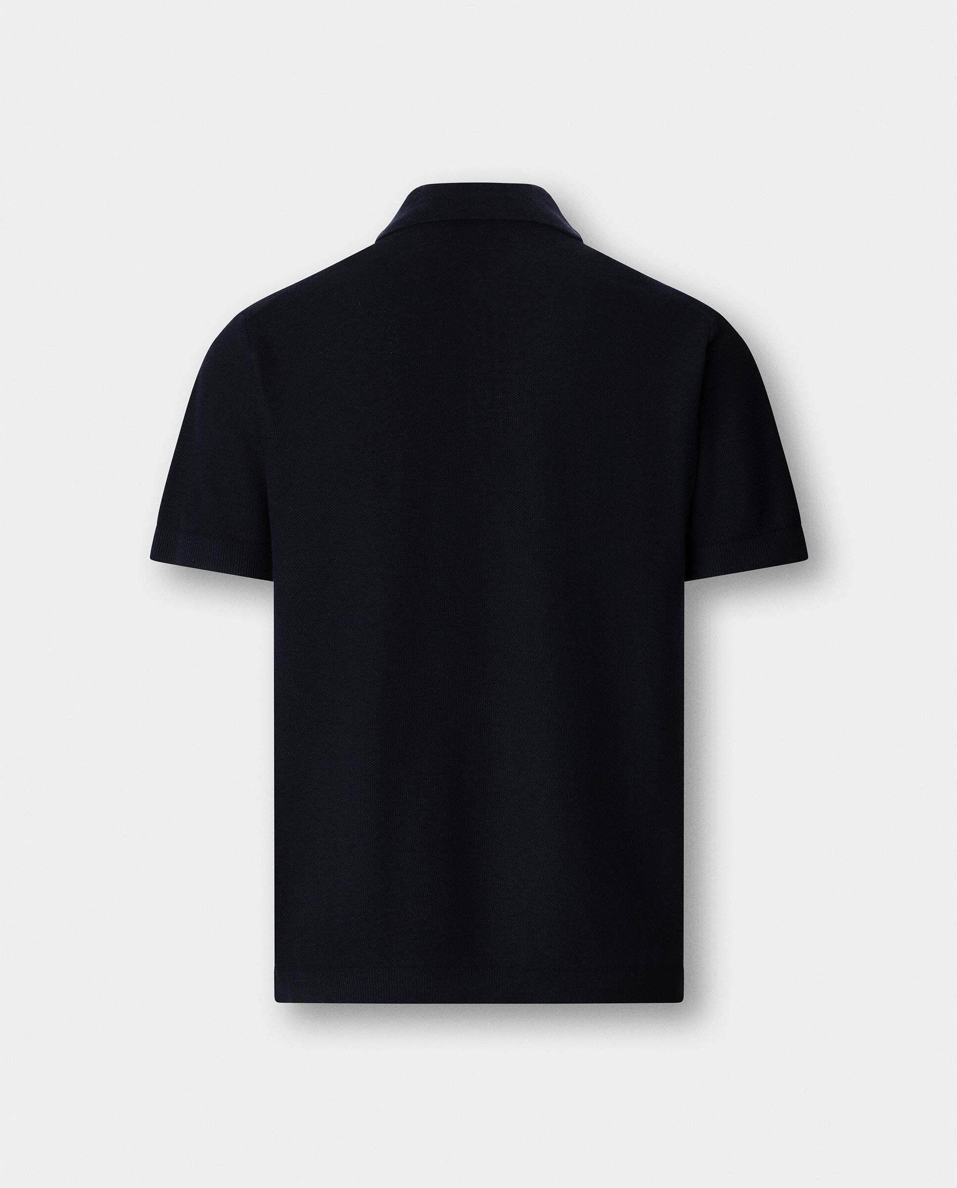 Polo de hombre de punto manga corta fit clásico - Hackett - Azul marino Azul marino-8