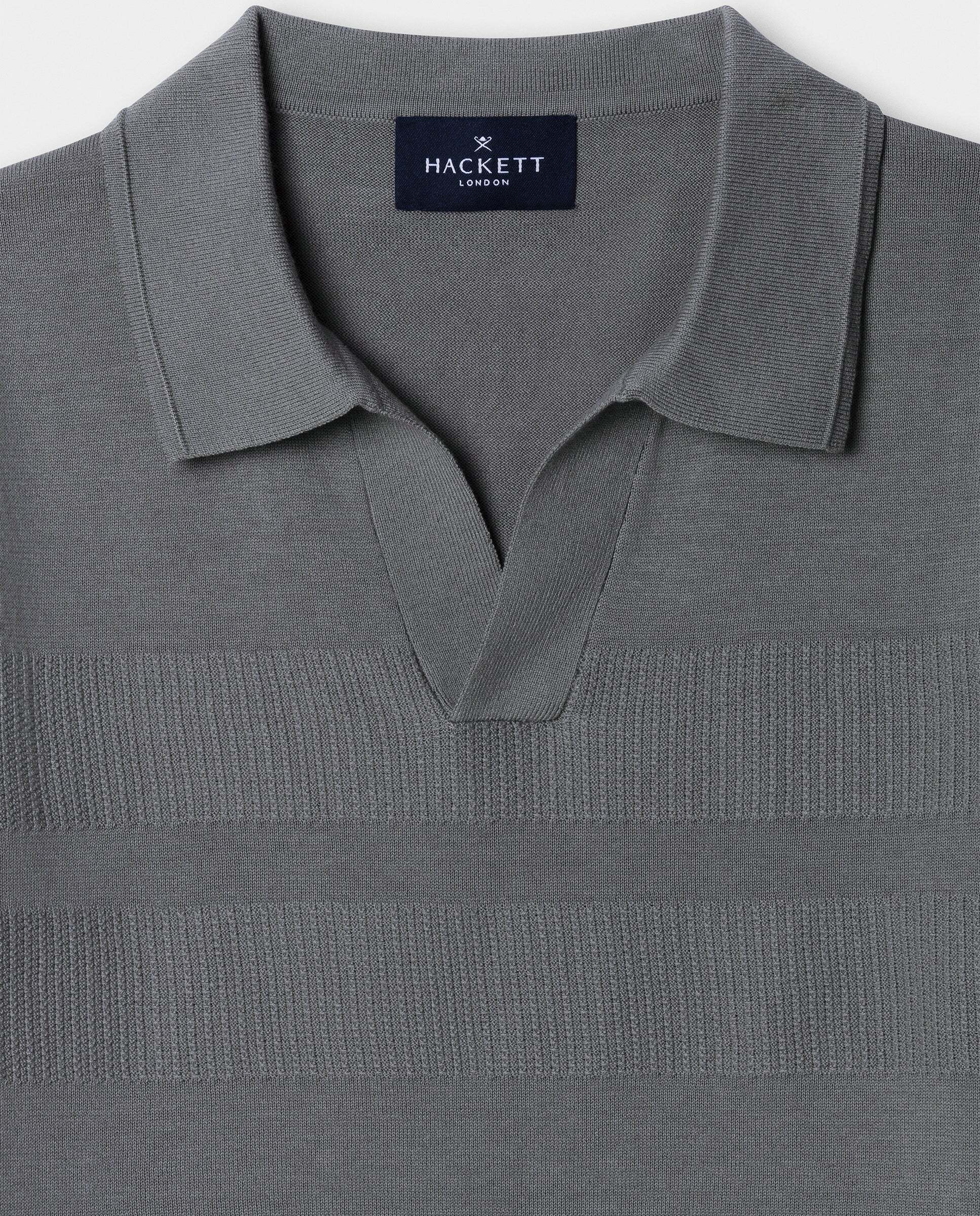 Polo Textured Knit de niño - Hackett - Kaki Kaki-2