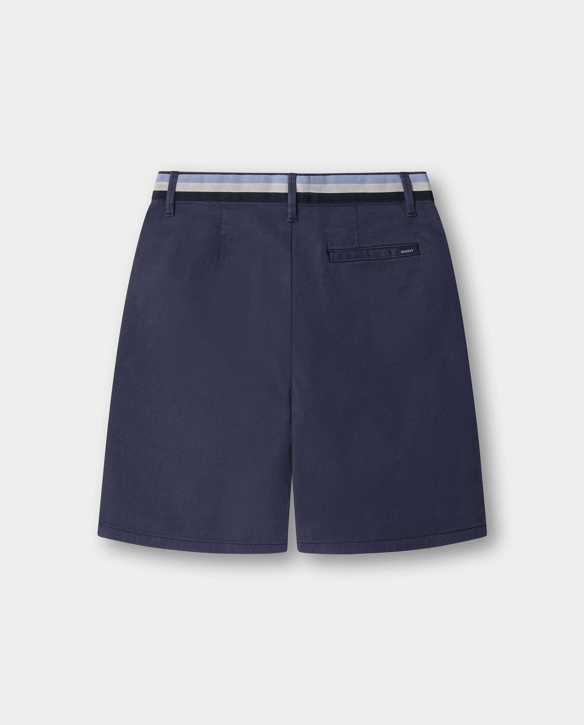 Shorts con pinzas de niño - Hackett - Azul marino Azul marino-3