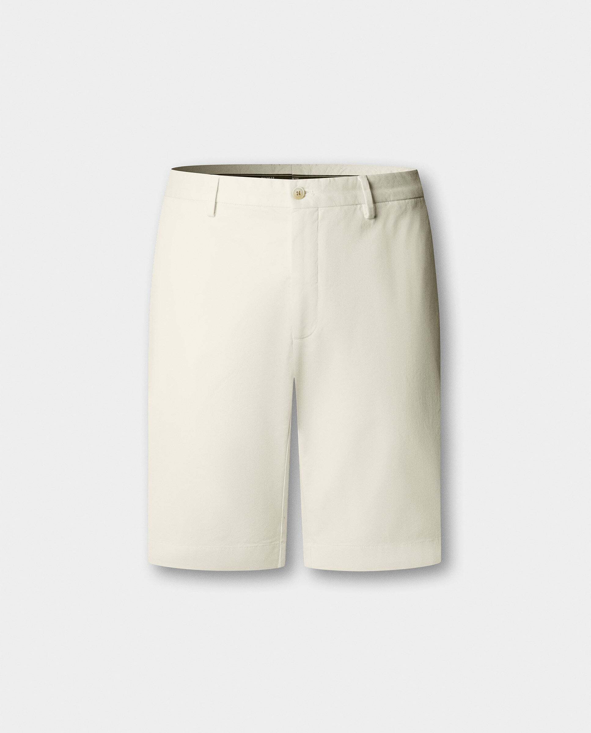 Bermuda chino de hombre sanderson fit tailored - Hackett - Blanco Blanco-9