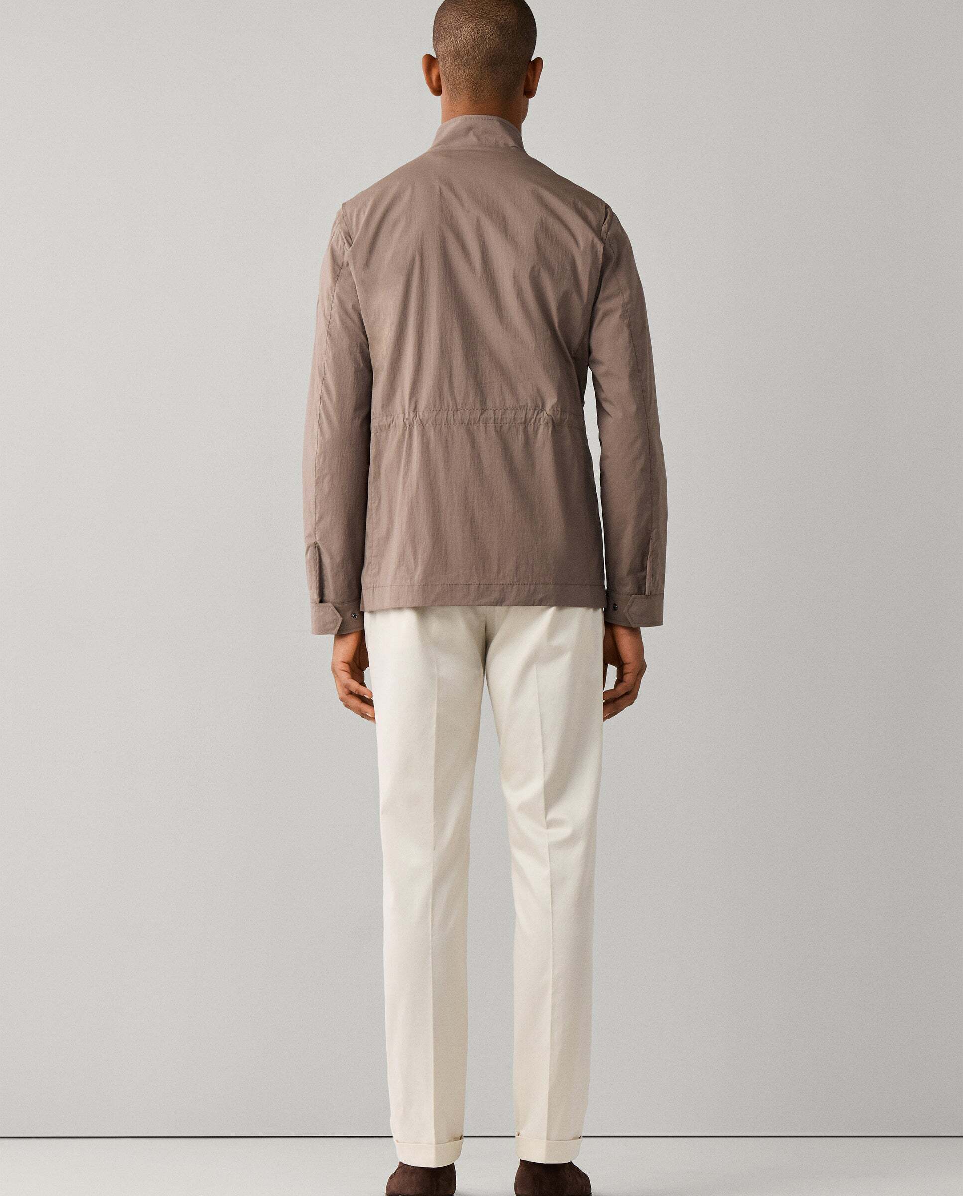 Chaqueta de hombre sahariana mezcla de algodón - Hackett - Beige Beige-3