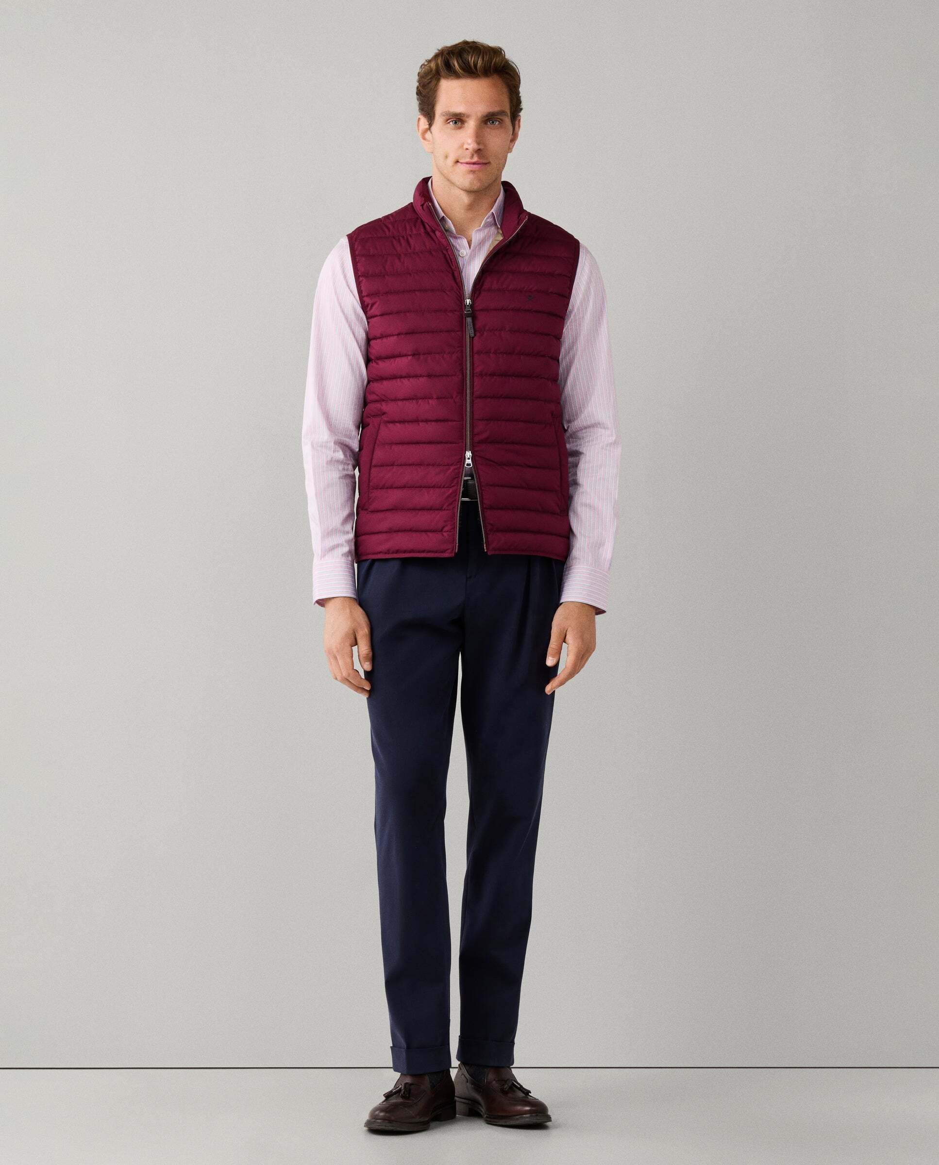 Chaleco de hombre ultraligero - Hackett - Rojo Rojo-2