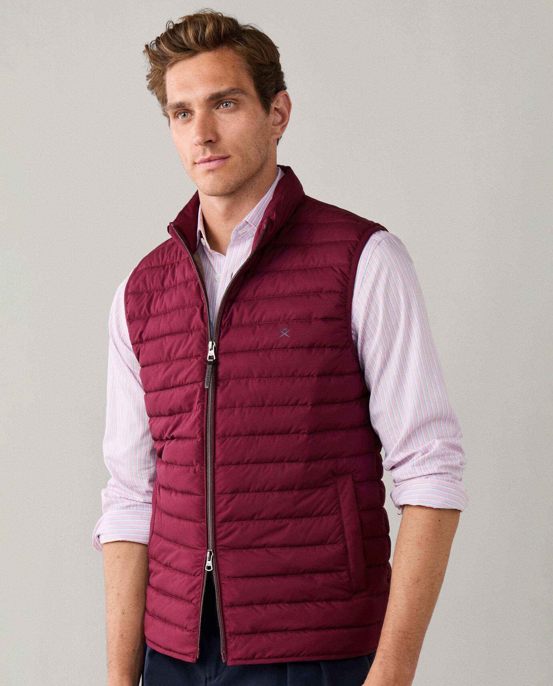 Chaleco de hombre ultraligero - Hackett - Rojo Rojo-5