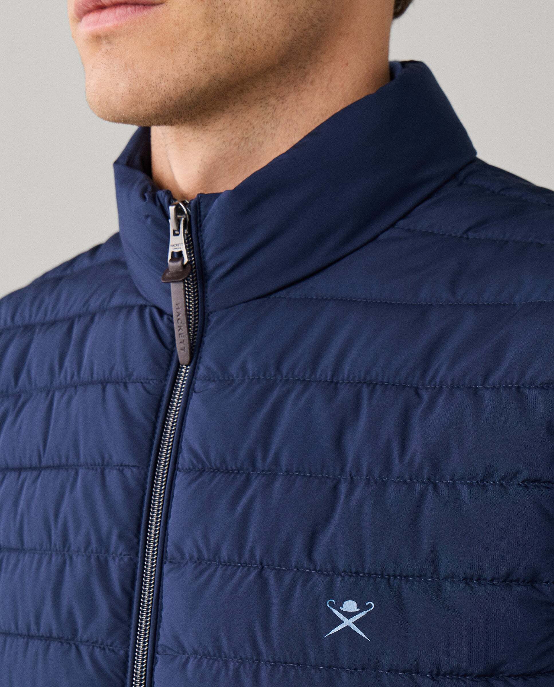 Chaleco de hombre ultraligero - Hackett - Azul marino Azul marino-5
