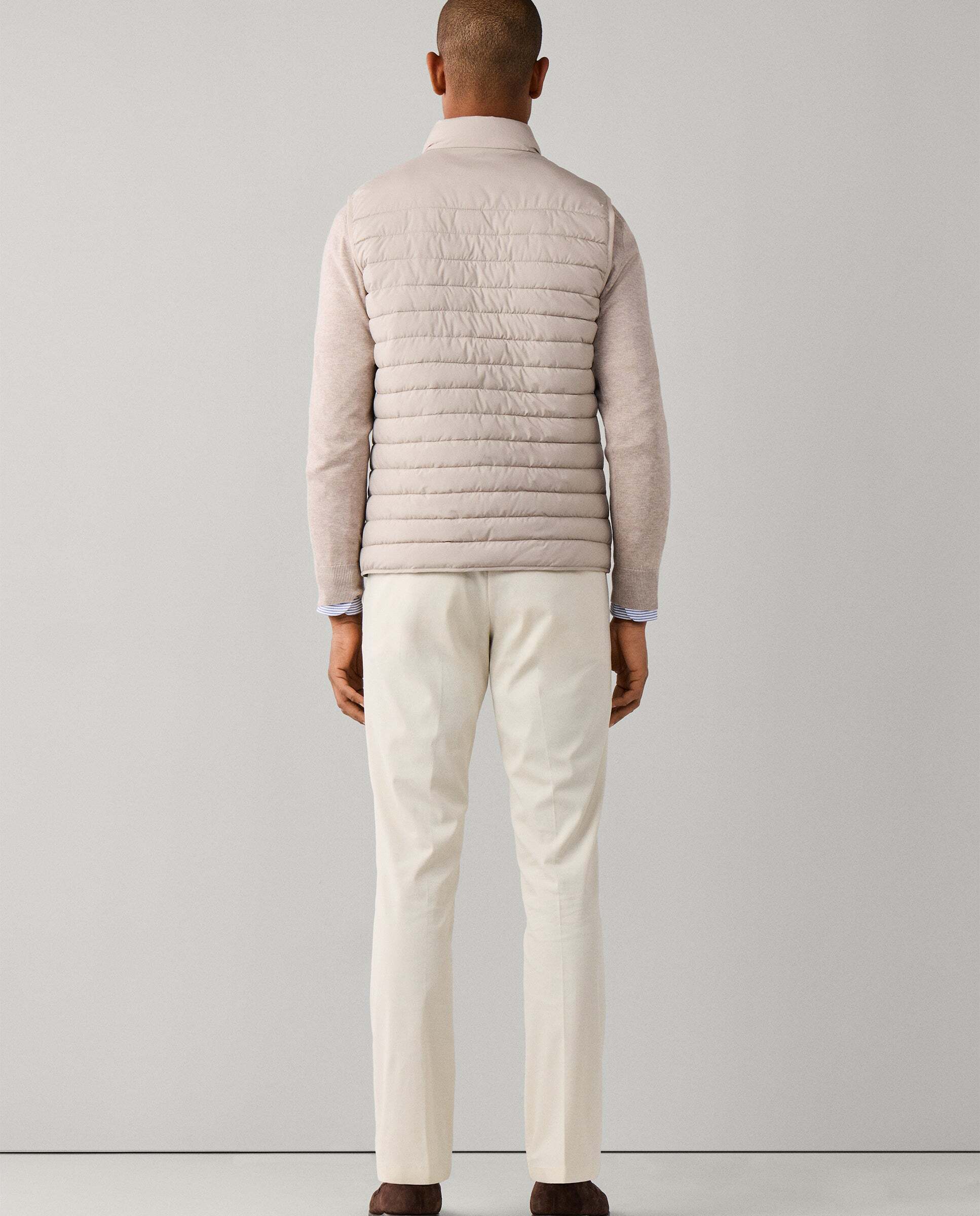 Chaleco de hombre ultraligero - Hackett - Natural Natural-3