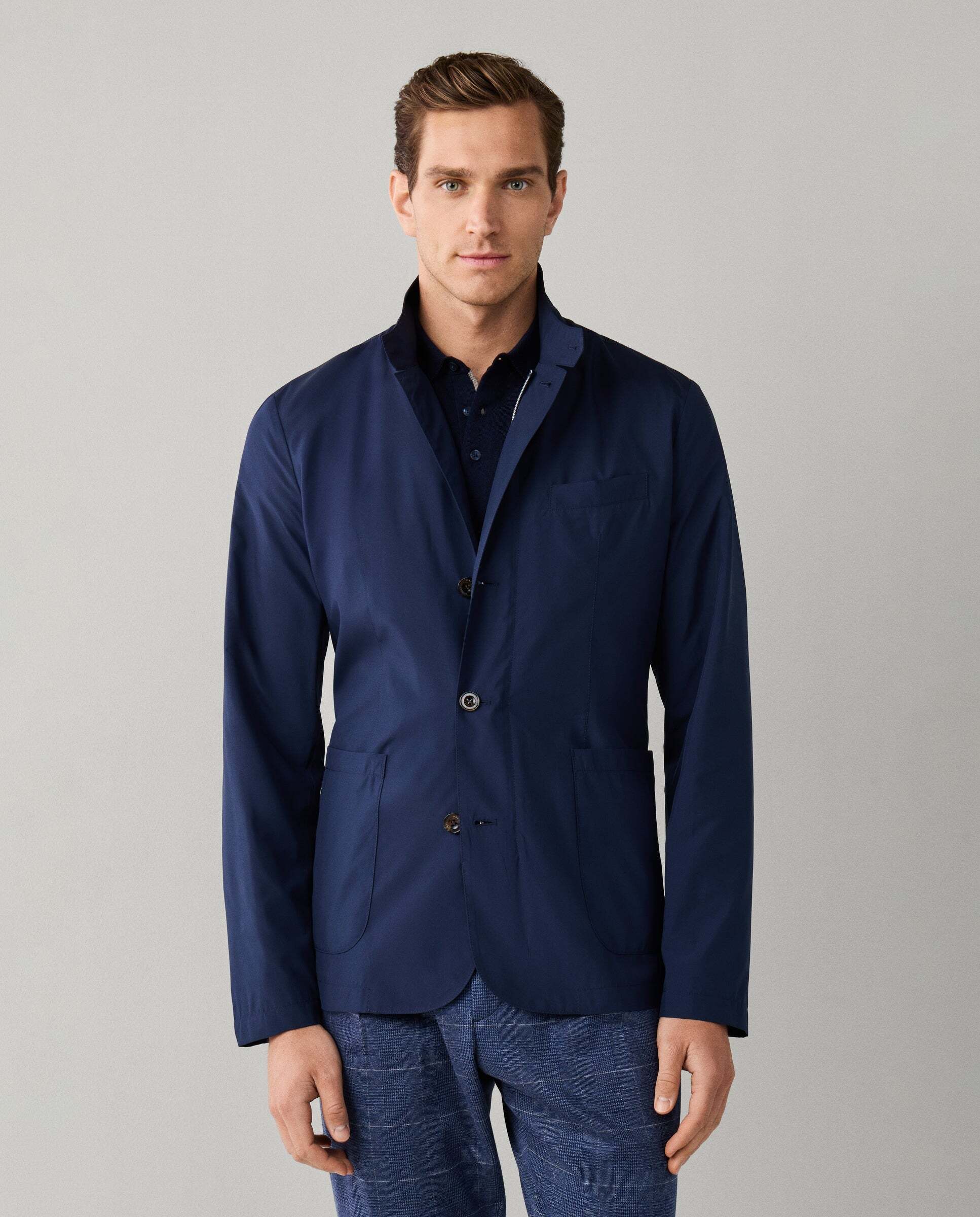 Americana de hombre ligera - Hackett - Azul Azul-1