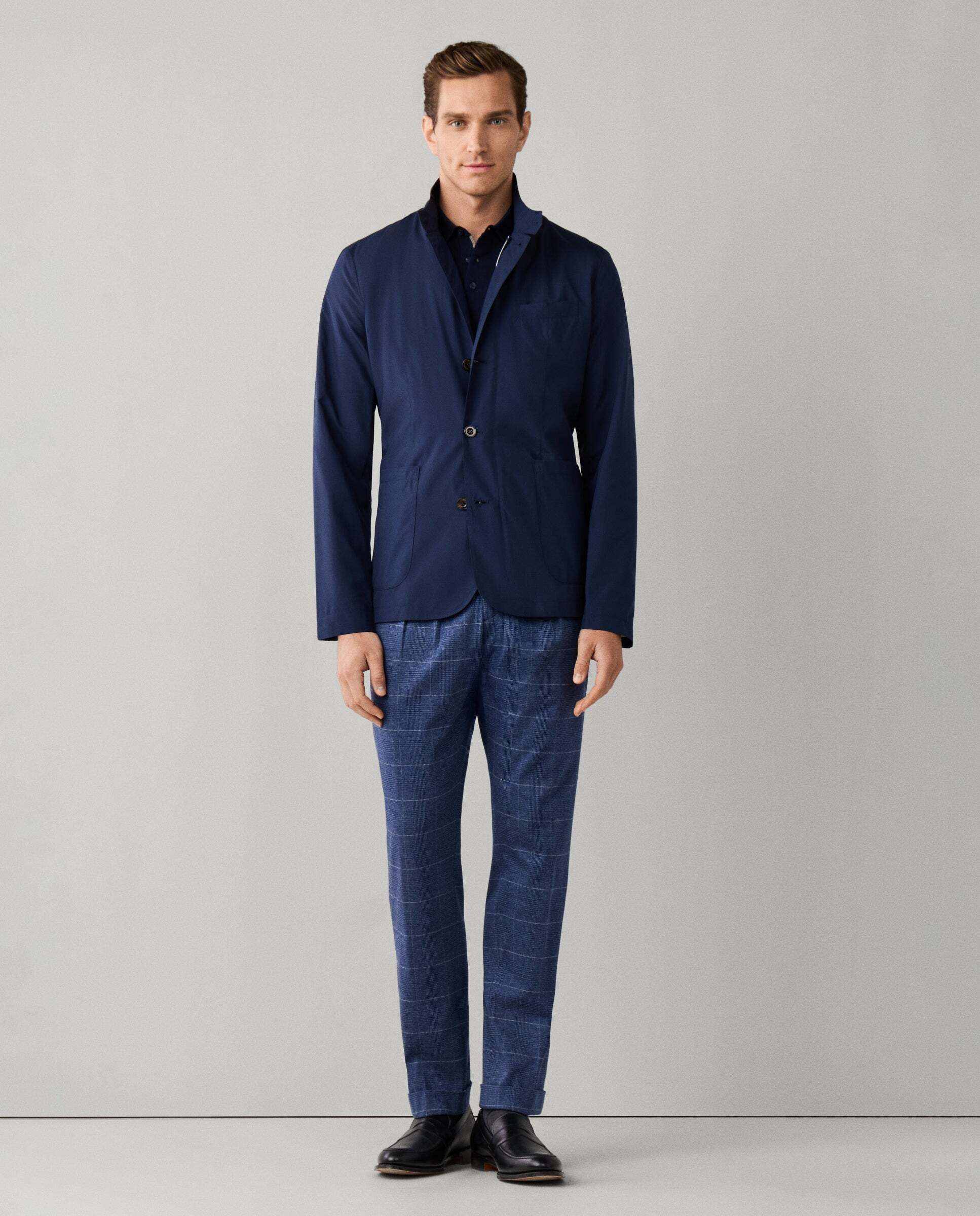 Americana de hombre ligera - Hackett - Azul Azul-2