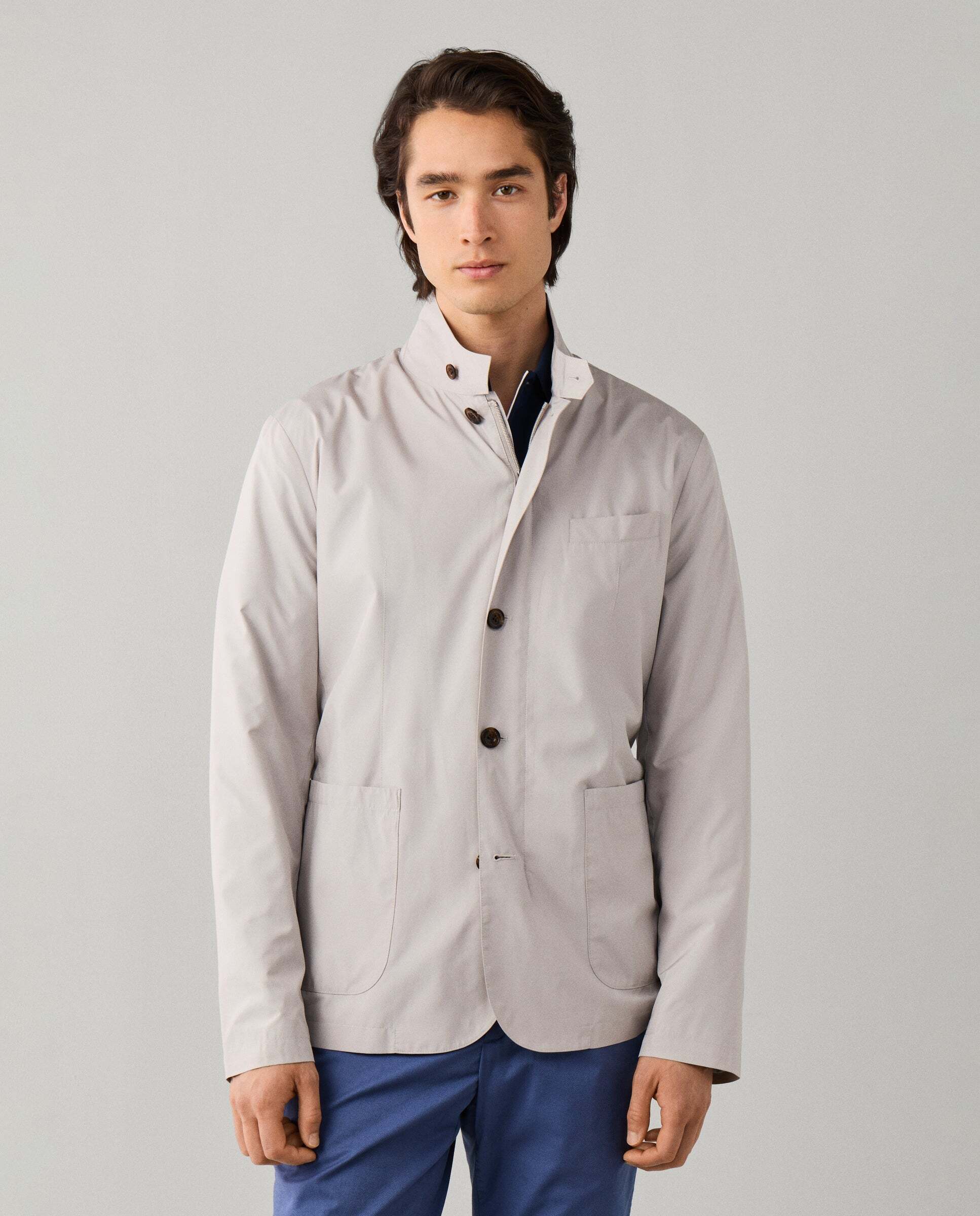 Imagen 0 de Americana de hombre ligera Gris