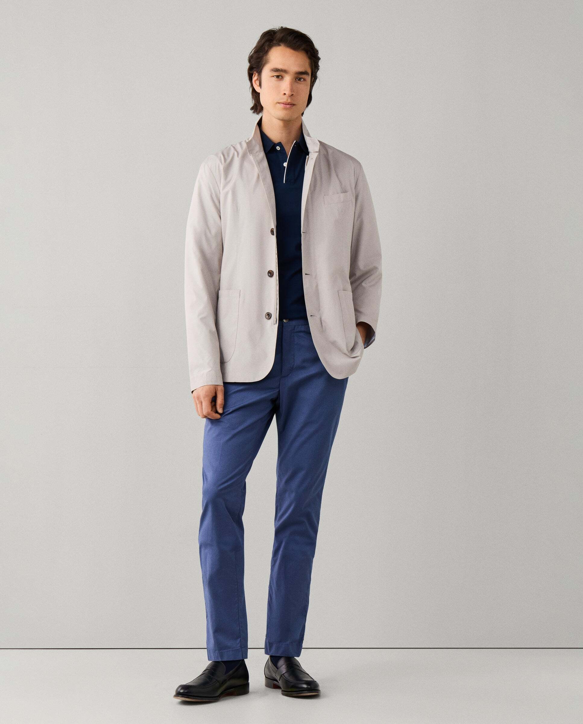 Americana de hombre ligera - Hackett - Gris Gris-2