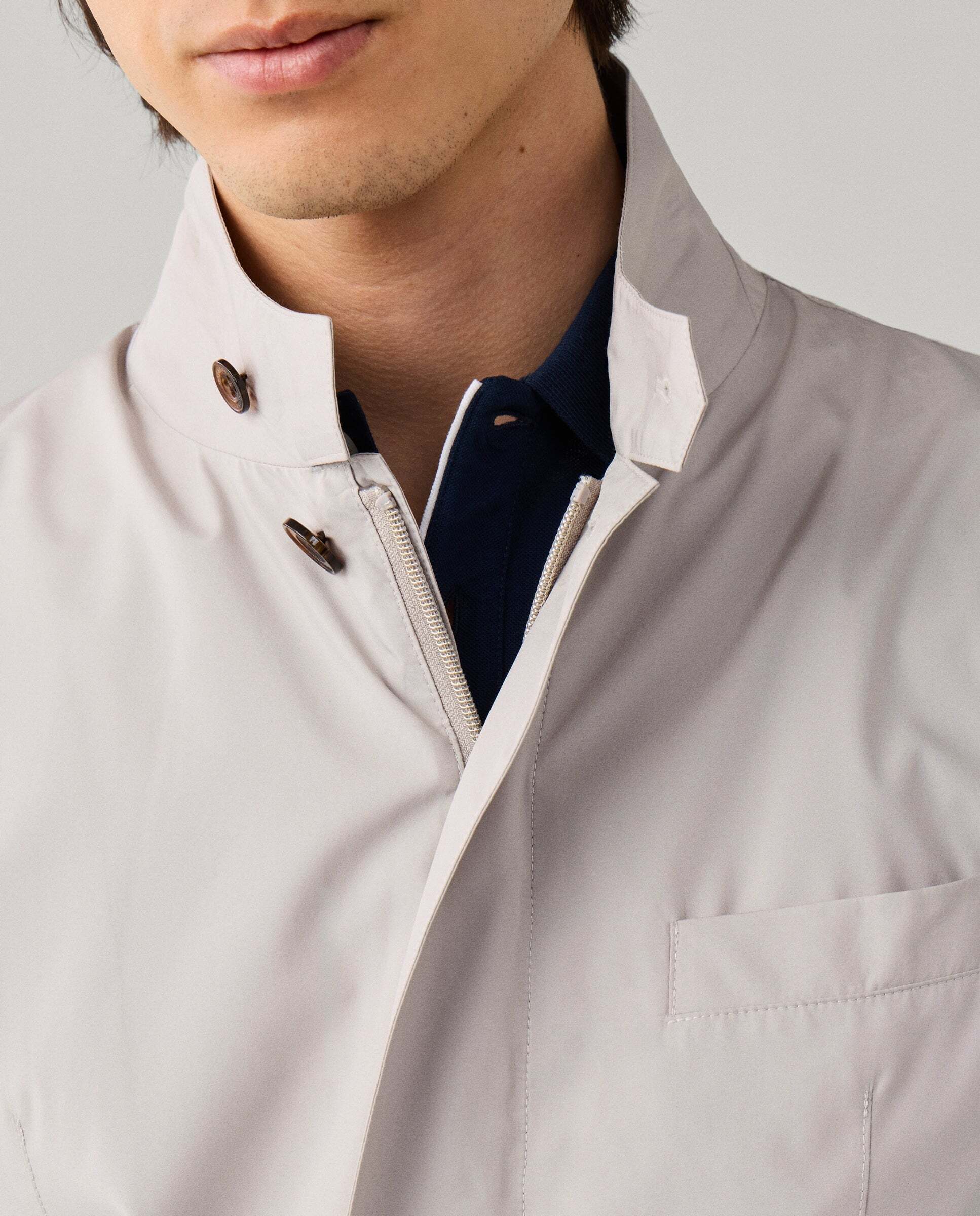 Americana de hombre ligera - Hackett - Gris Gris-4
