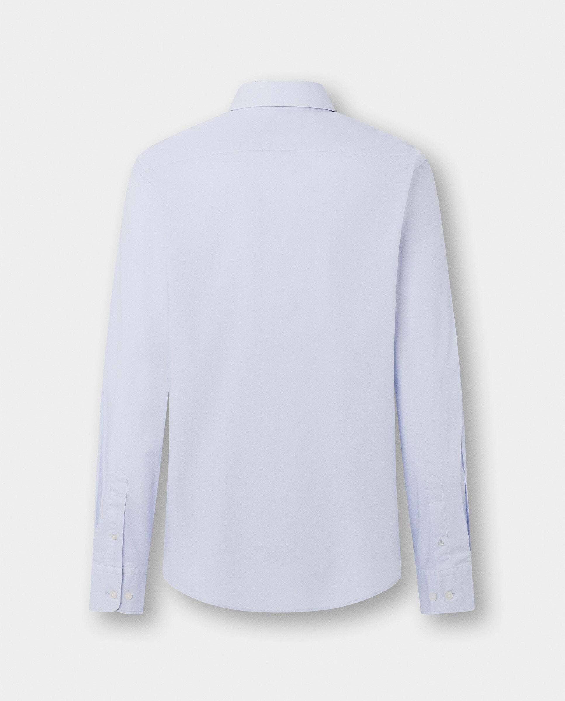 Camisa de hombre popelín elástica fit tailored - Hackett - Azul claro Azul claro-9