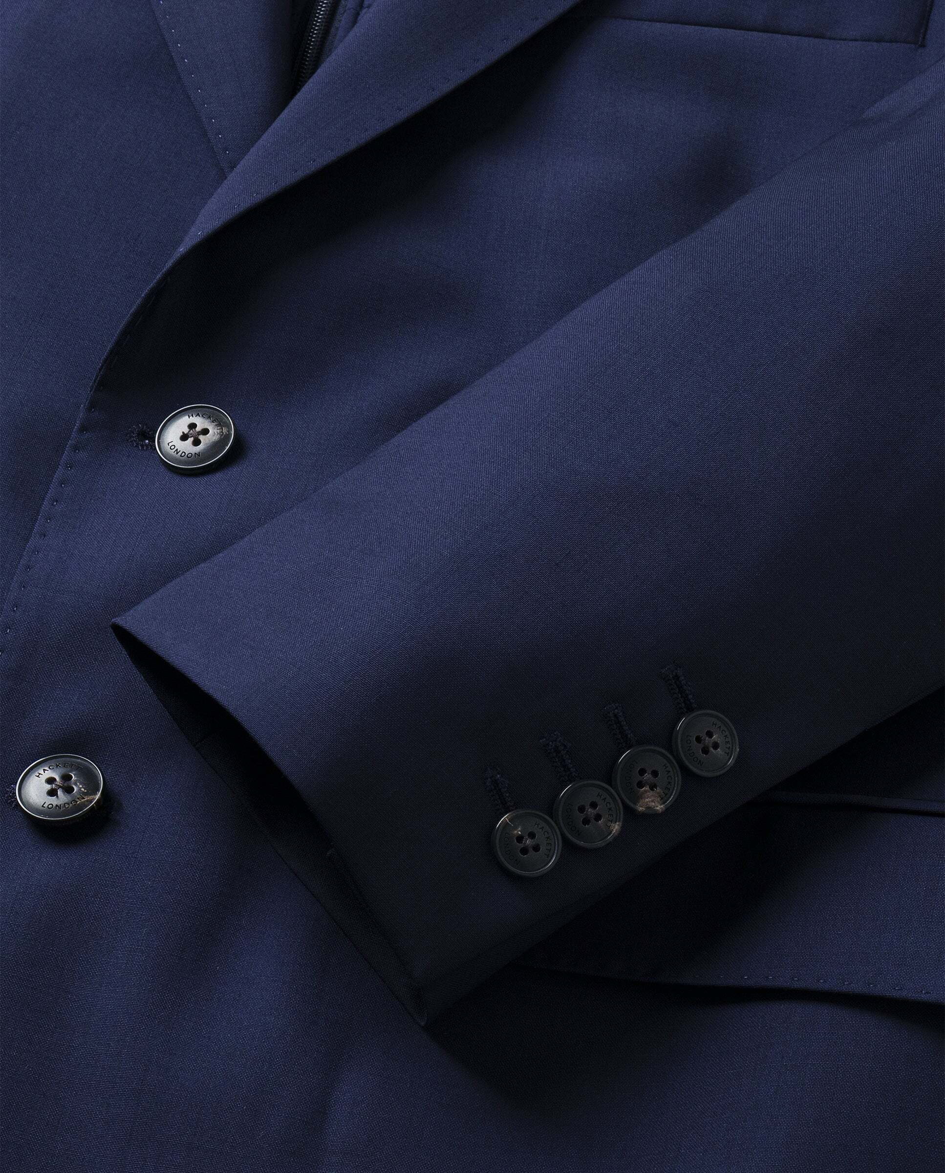 Americana de viaje de lana con pechera desmontable - Hackett - Azul marino Azul marino-9