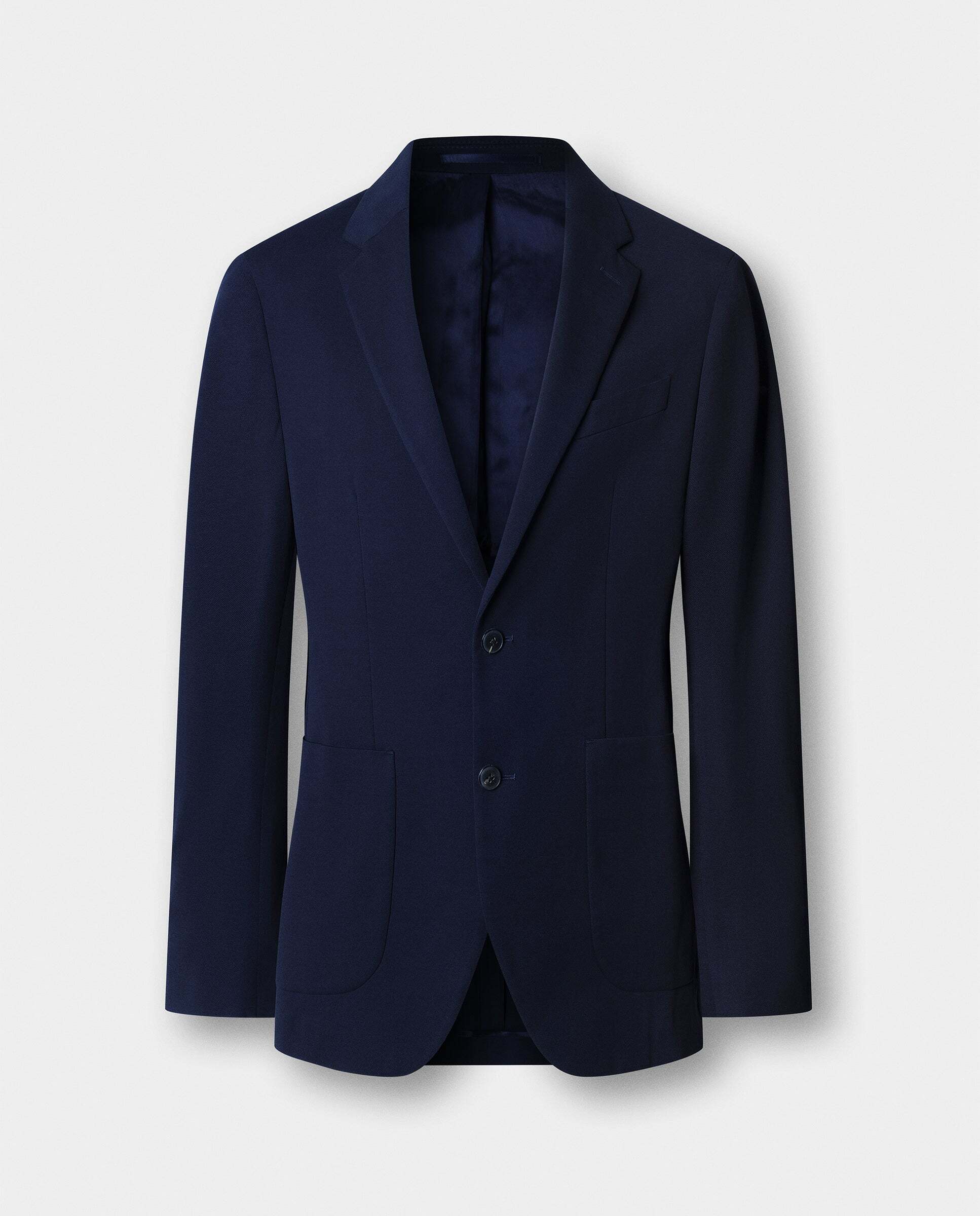 Americana de viaje en piqué de algodón pima - Hackett - Azul Azul-9