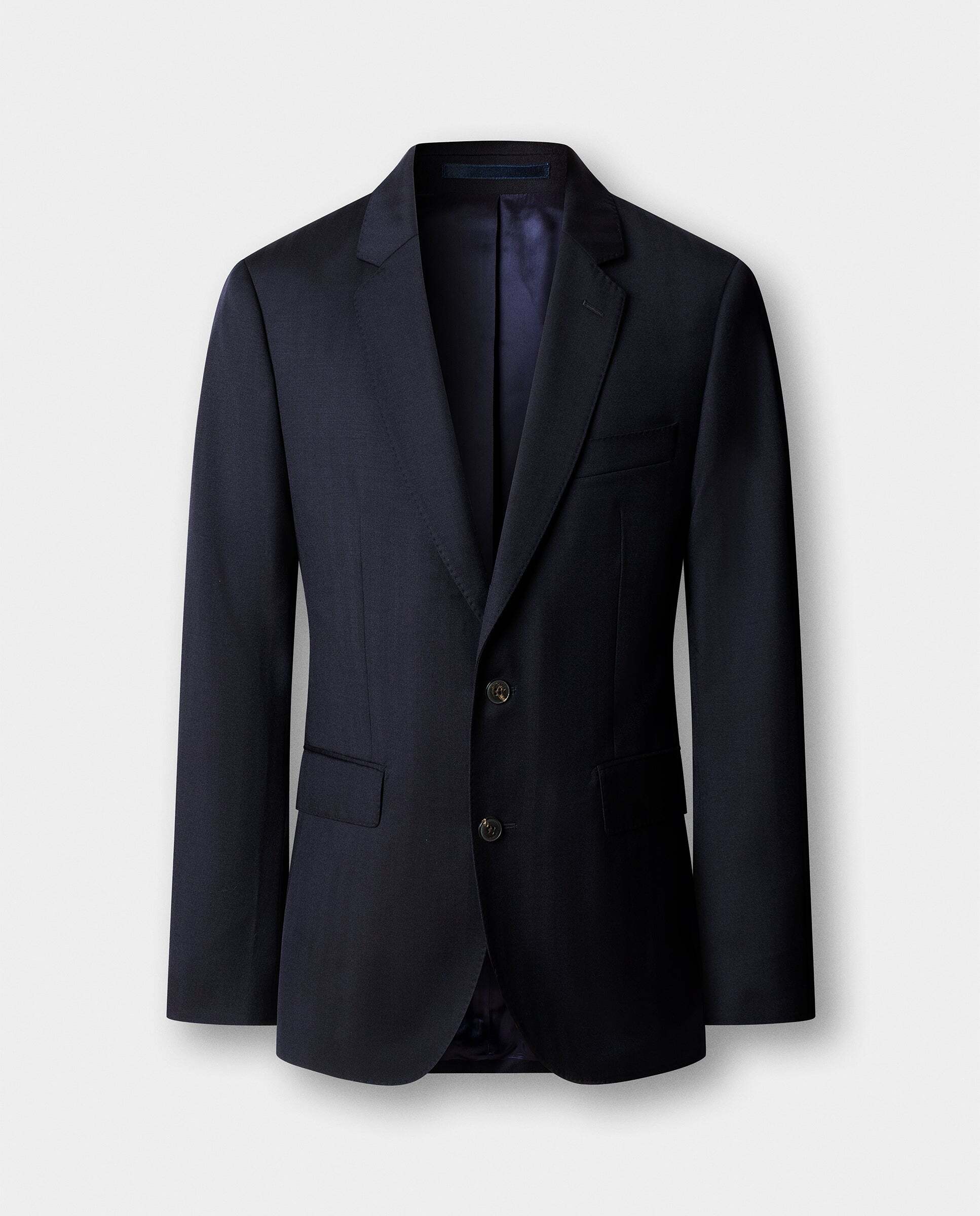 Traje de lana en espiga - Hackett - tejido italiano - Azul Azul-9