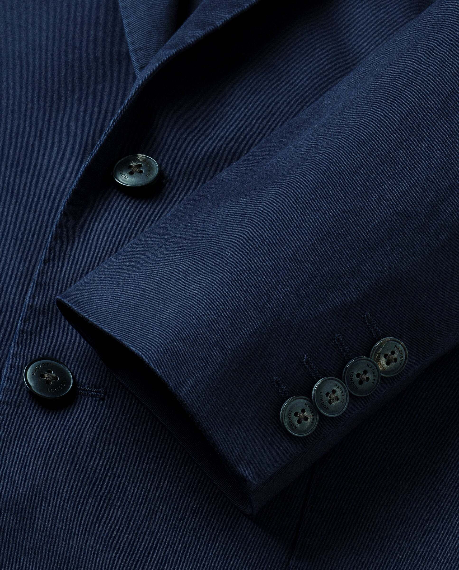 Americana de algodón elástico - Hackett - Azul Azul-5