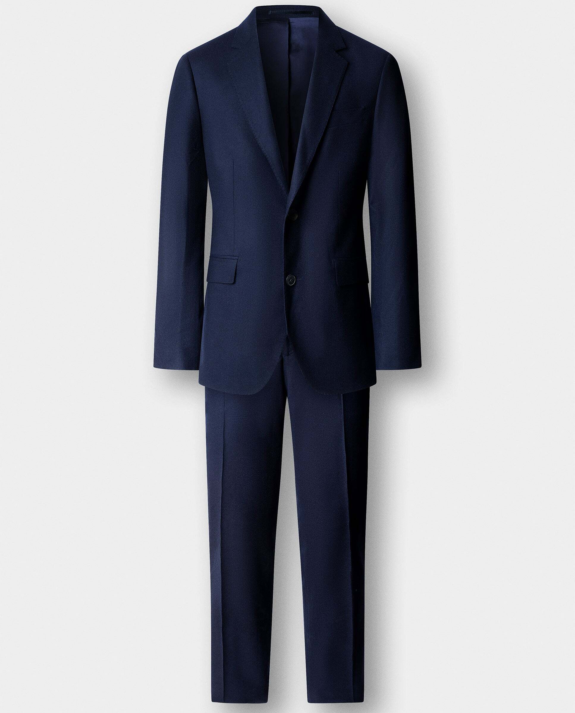 Traje de franela de lana - Hackett - tejido italiano - Azul Azul-10