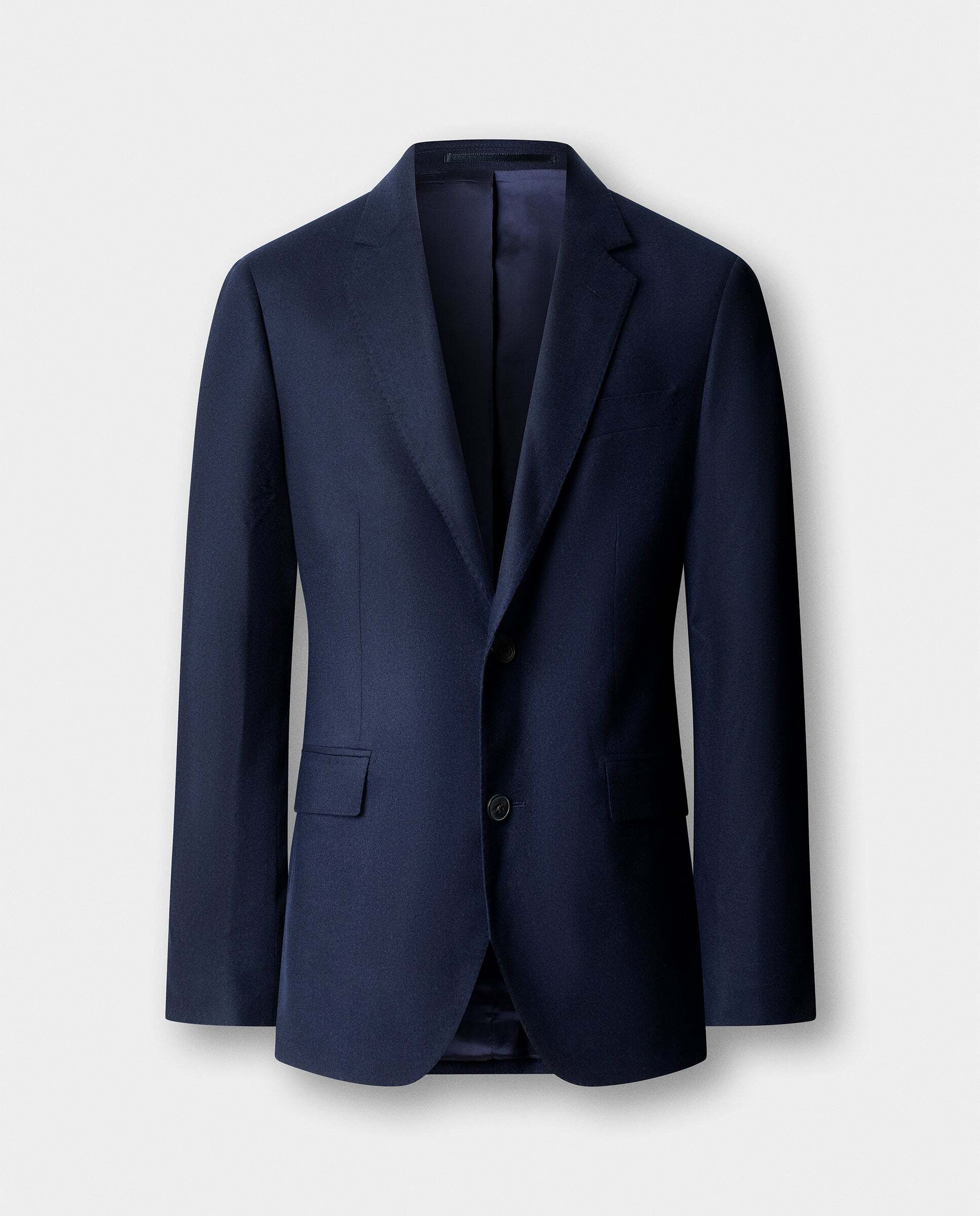 Traje de franela de lana - Hackett - tejido italiano - Azul Azul-9