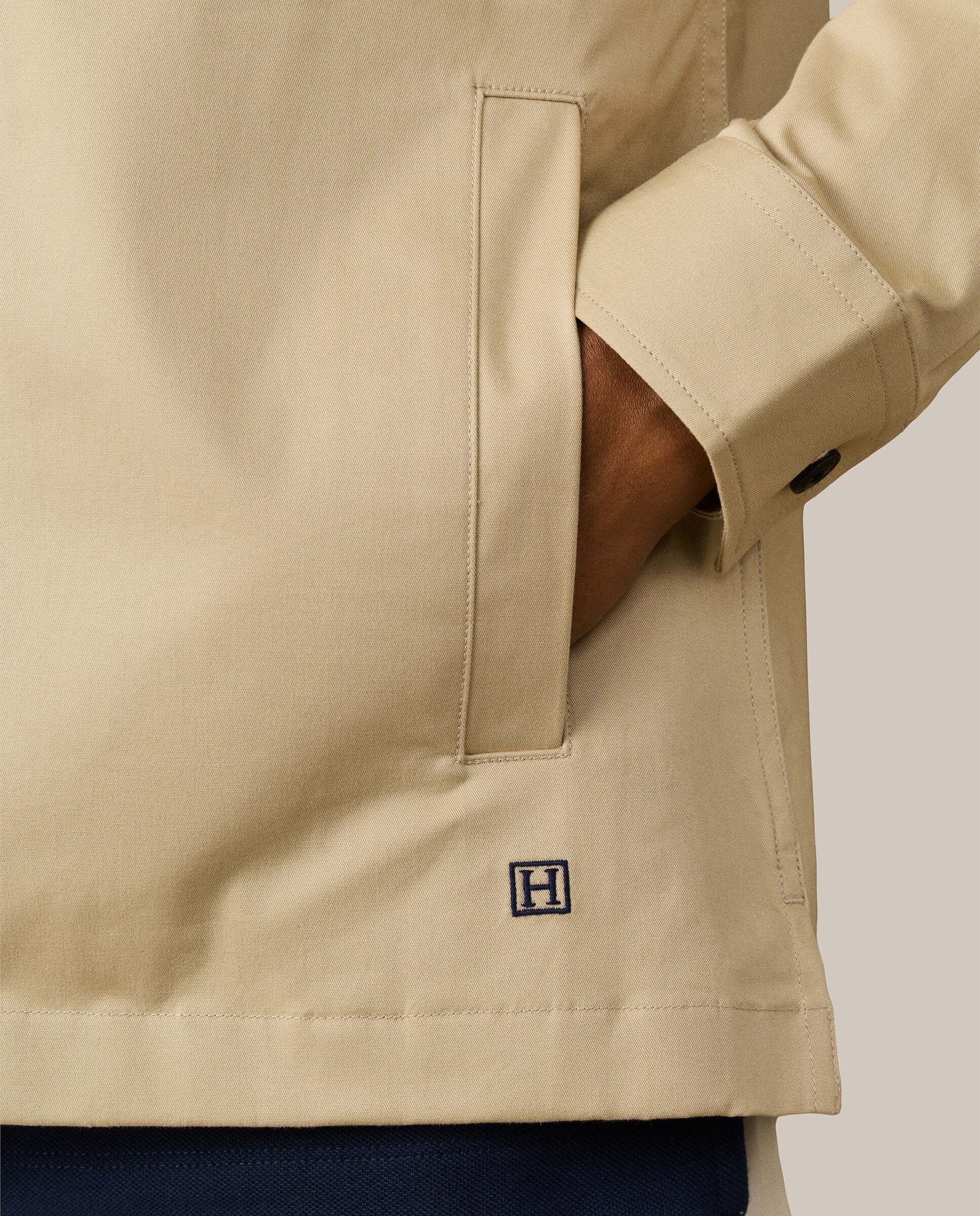 Sobrecamisa de hombre de algodón con bolsillos de solapa - Hackett - Blanco Blanco-6
