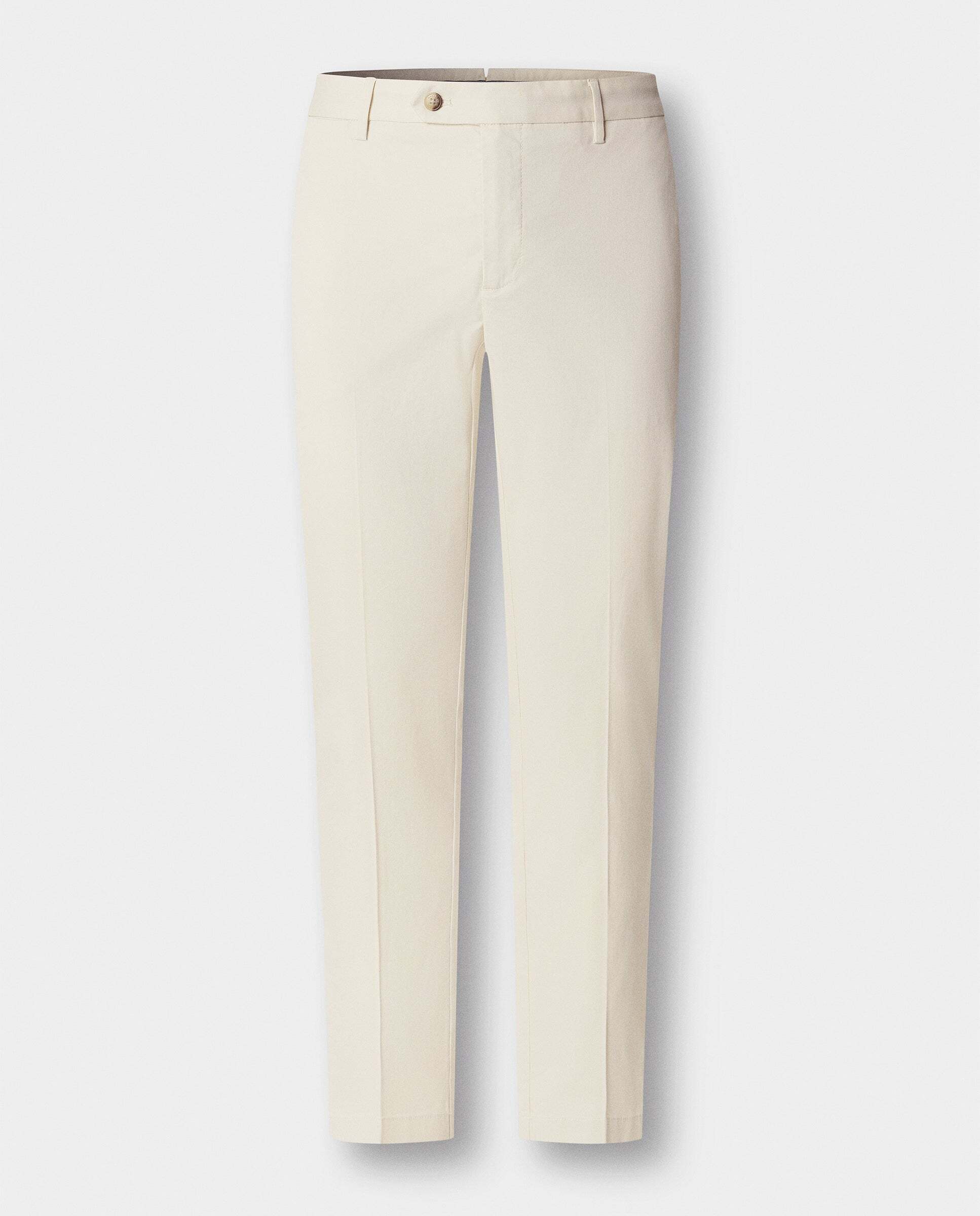 Chino kensington de hombre fit slim con textura canalé - Hackett - Natural Natural-8