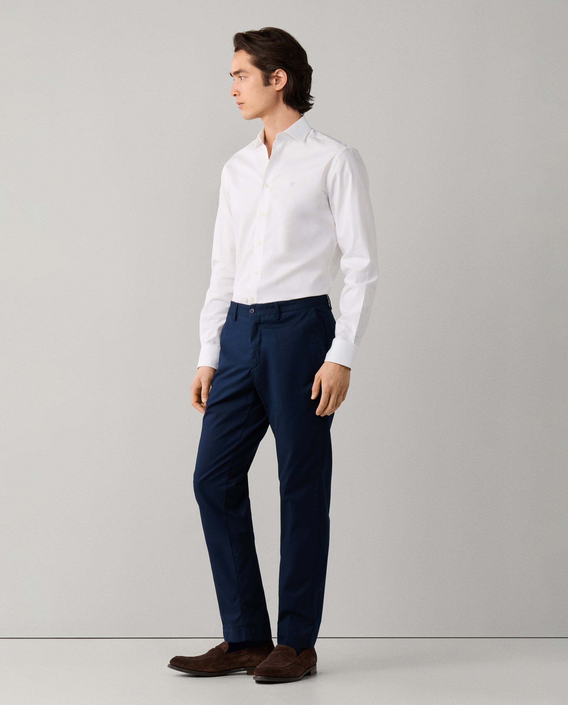 Imagen 5 de Chino texturizado kensington fit slim - Hackett - Azul marino Azul marino