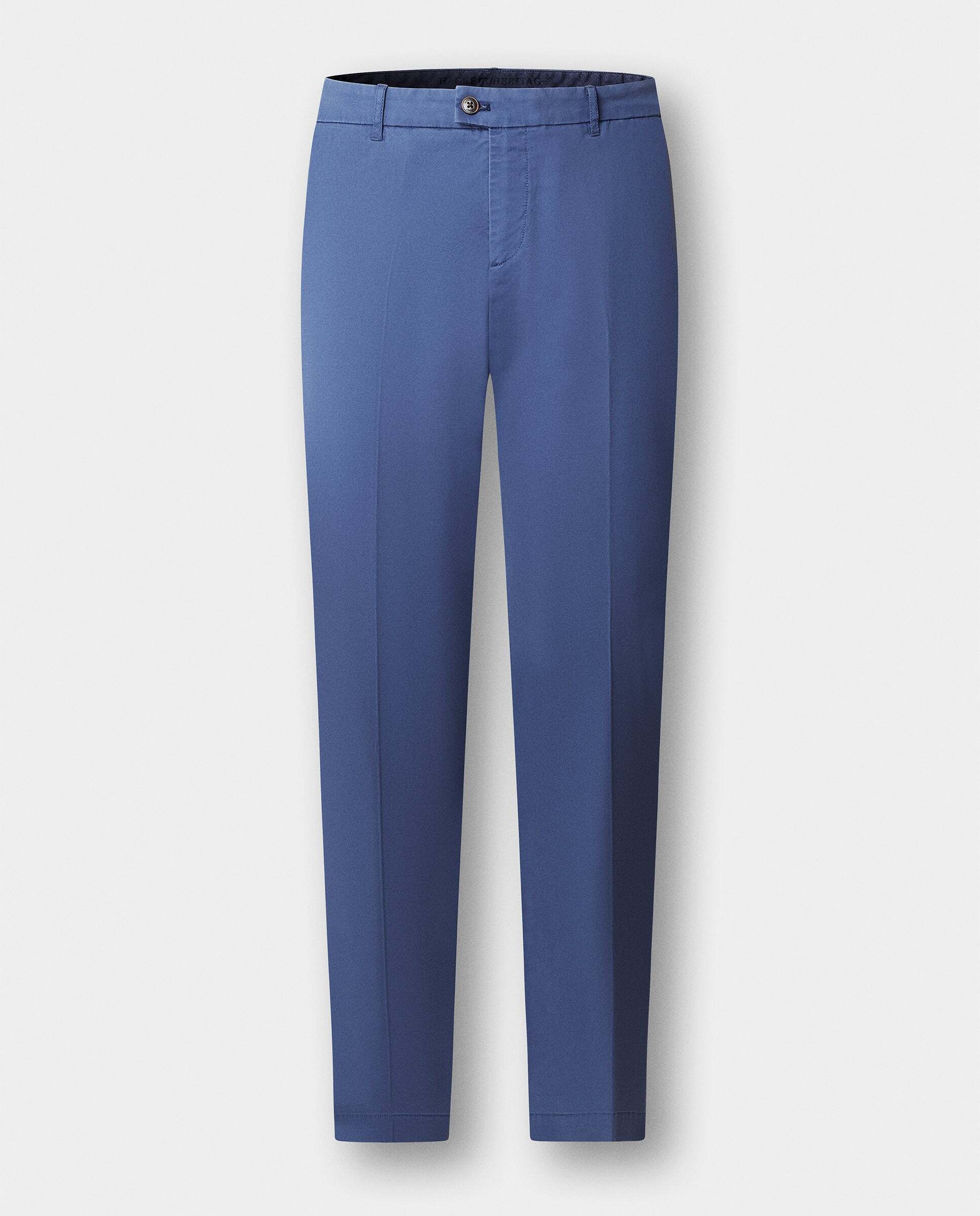 Chino de hombre kensington heritage fit slim - Hackett - Azul Azul-7