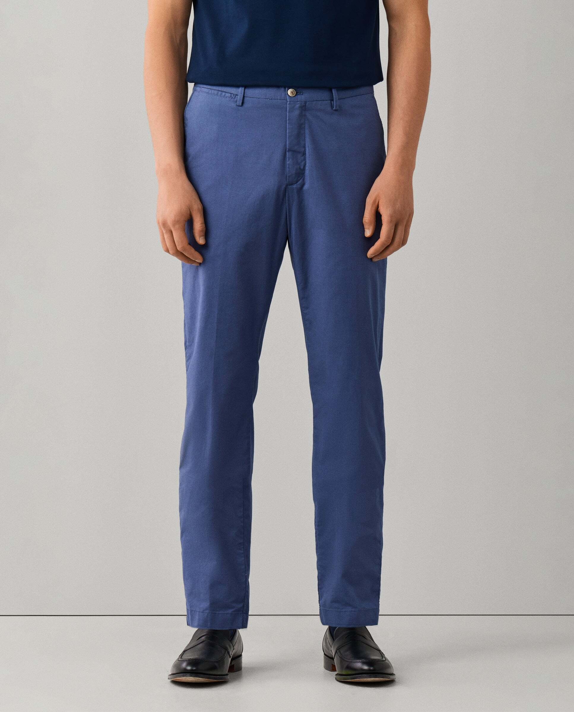 Imagen 1 de Chino texturizado kensington fit slim - Hackett - Azul Azul