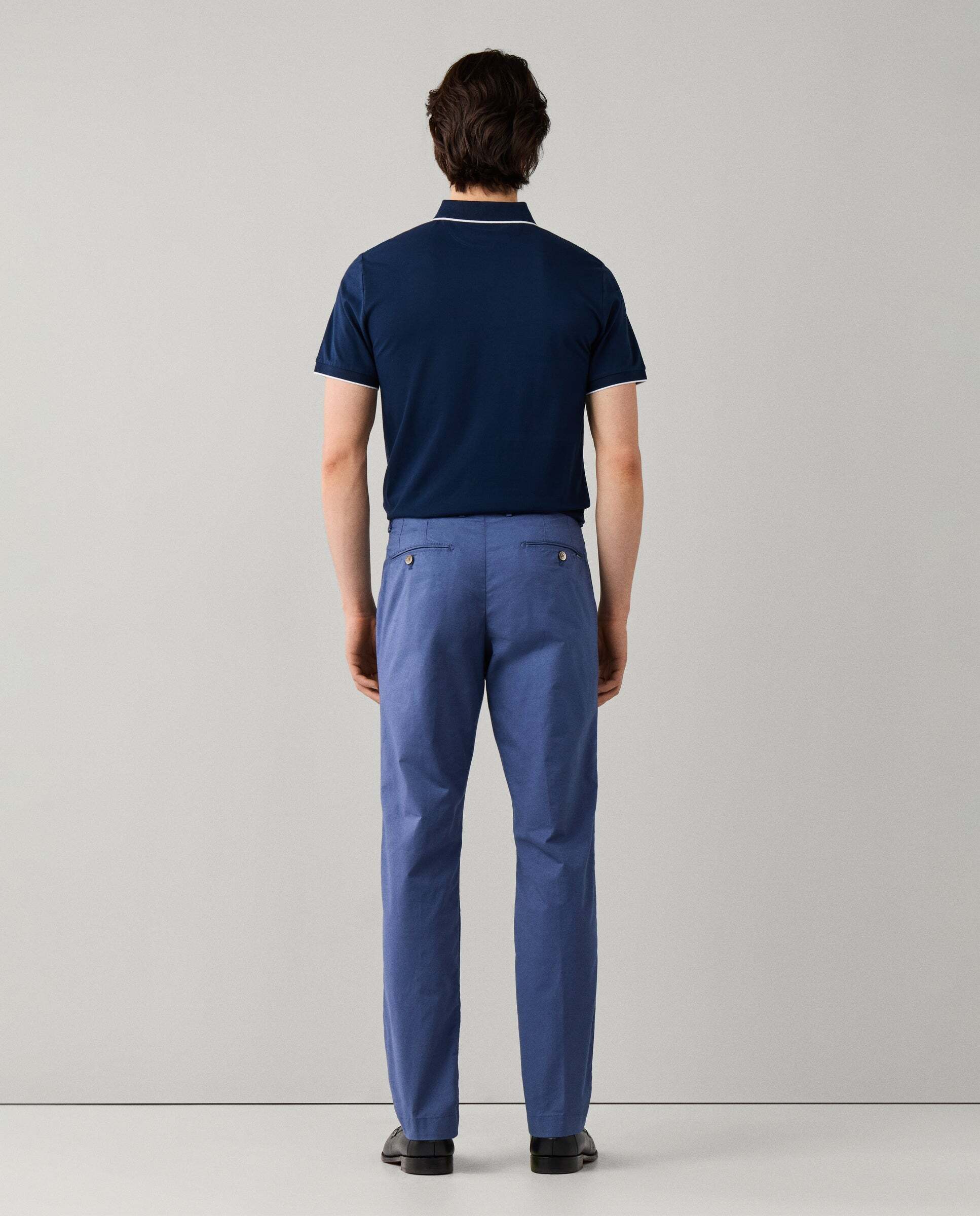 Imagen 3 de Chino texturizado kensington fit slim - Hackett - Azul Azul