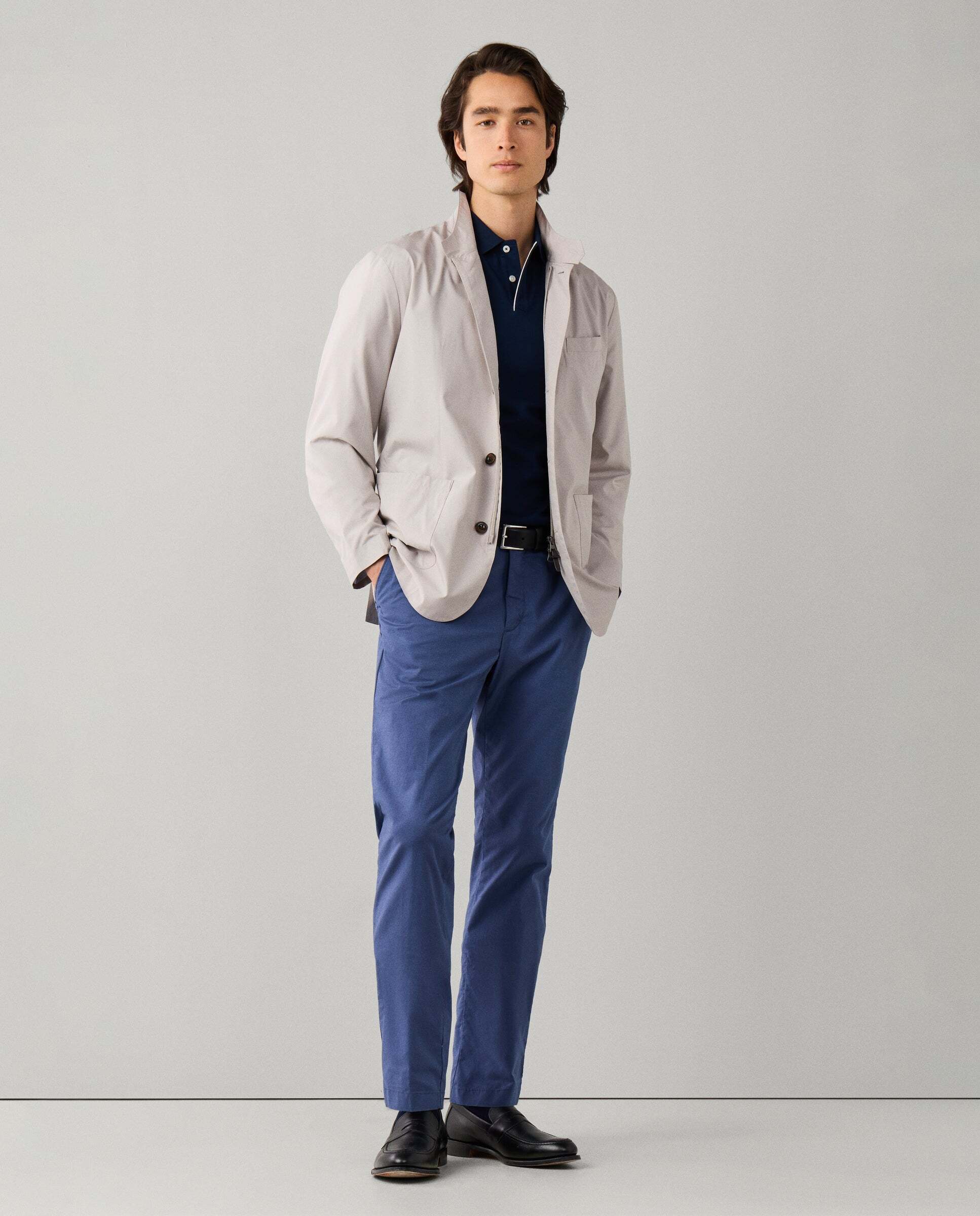 Imagen 6 de Chino texturizado kensington fit slim - Hackett - Azul Azul