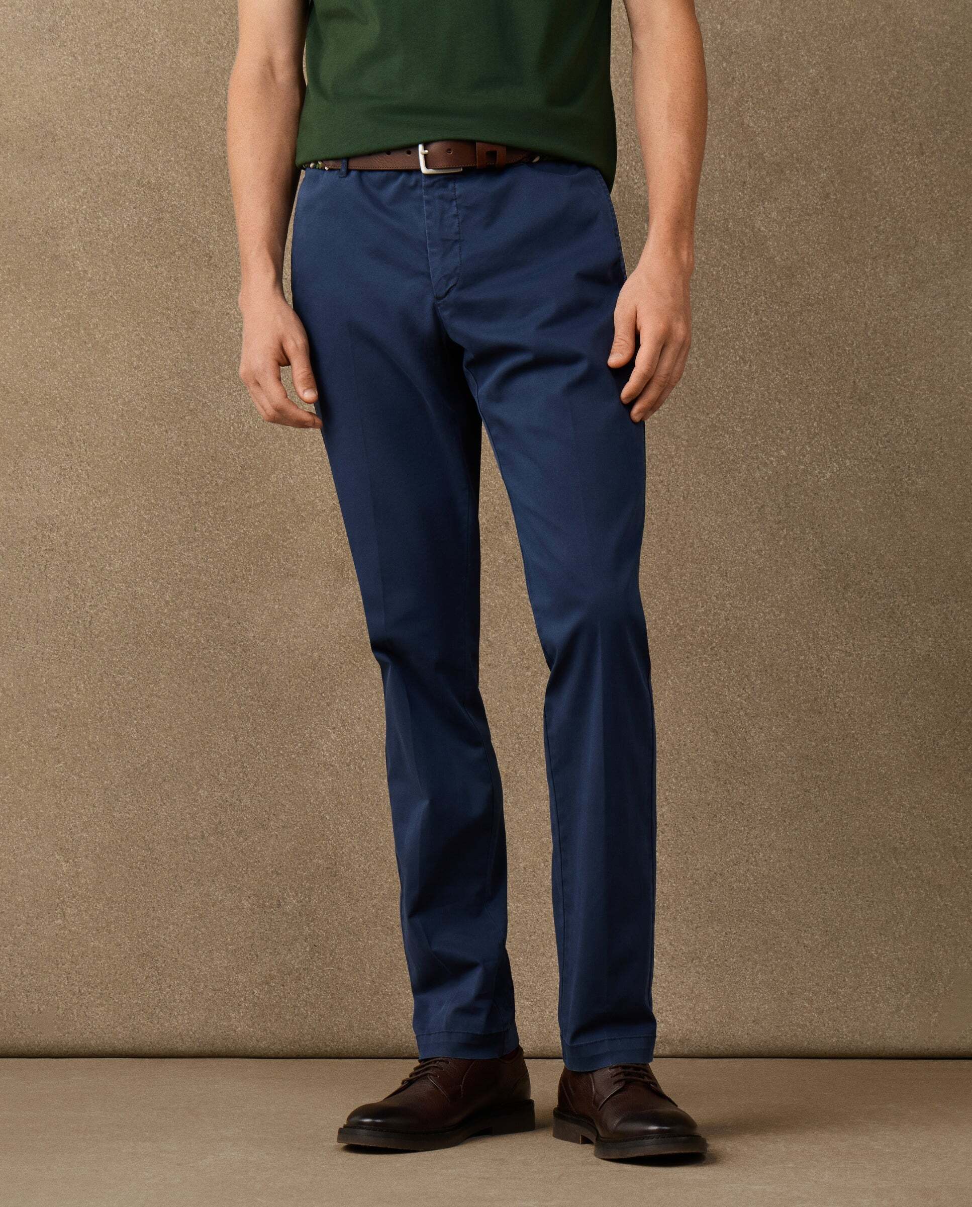 Chino de hombre kensington heritage fit slim - Hackett - Azul marino Azul marino-1