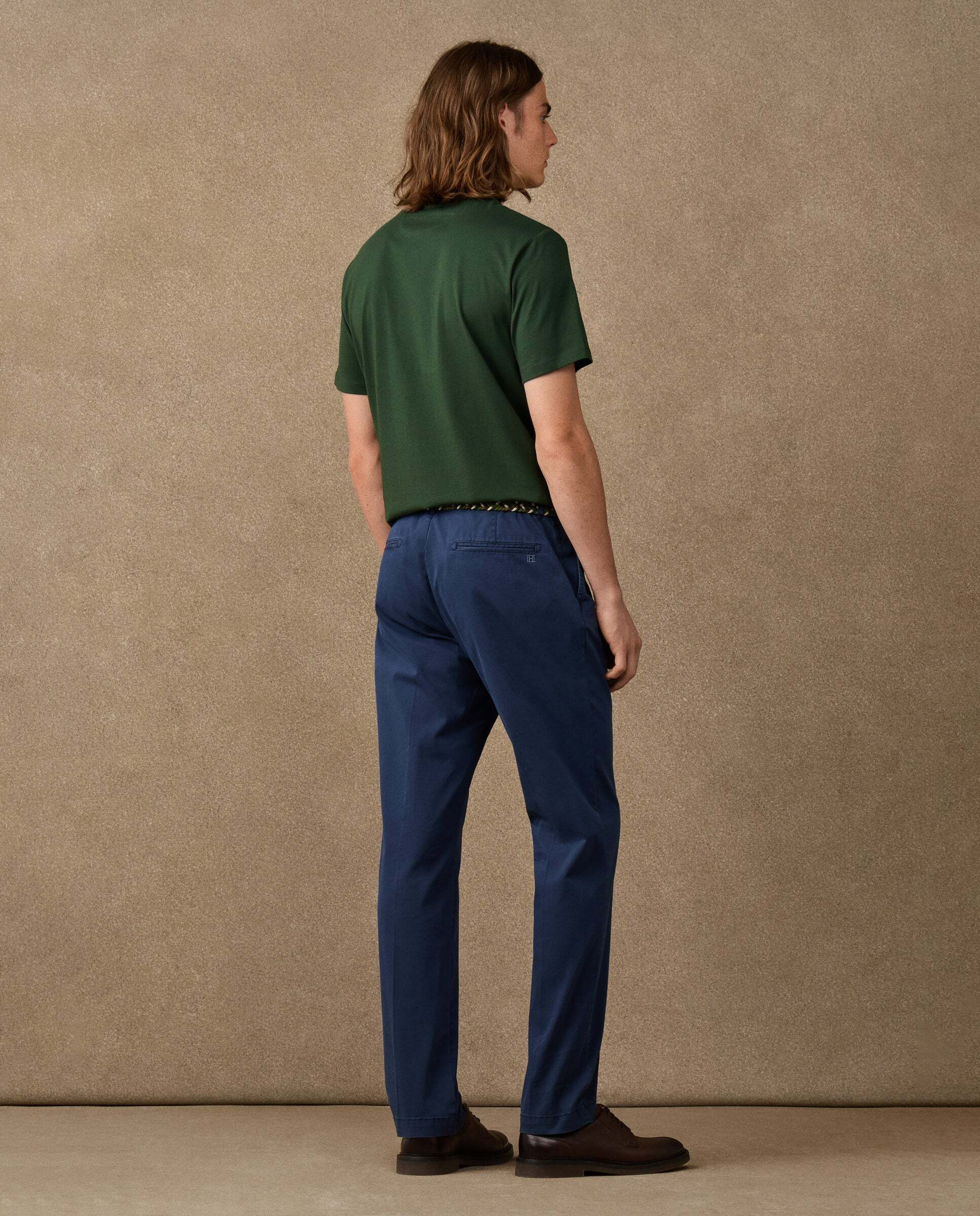 Chino de hombre kensington heritage fit slim - Hackett - Azul marino Azul marino-3