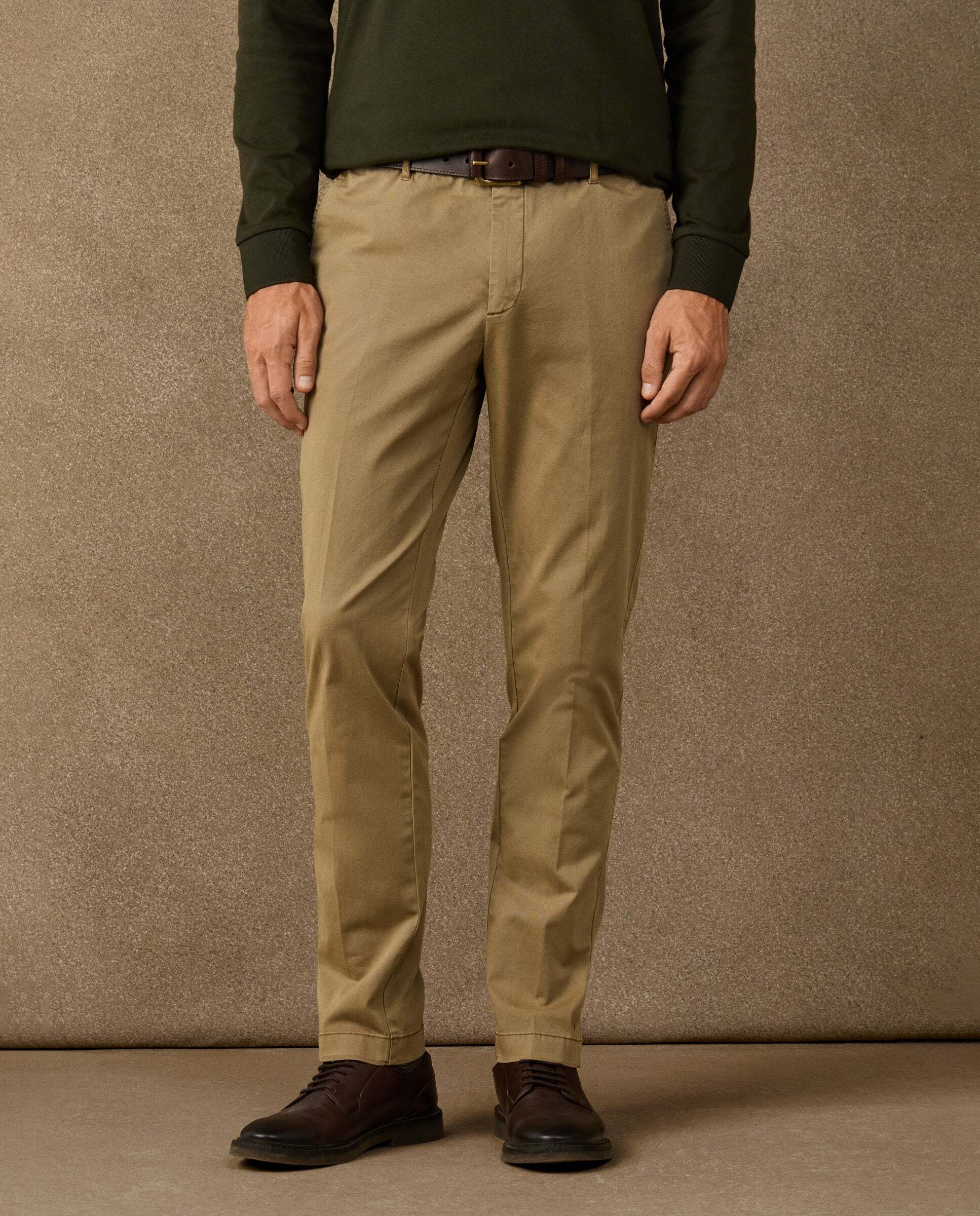 Chino de hombre kensington heritage fit slim - Hackett - Blanco Blanco-2