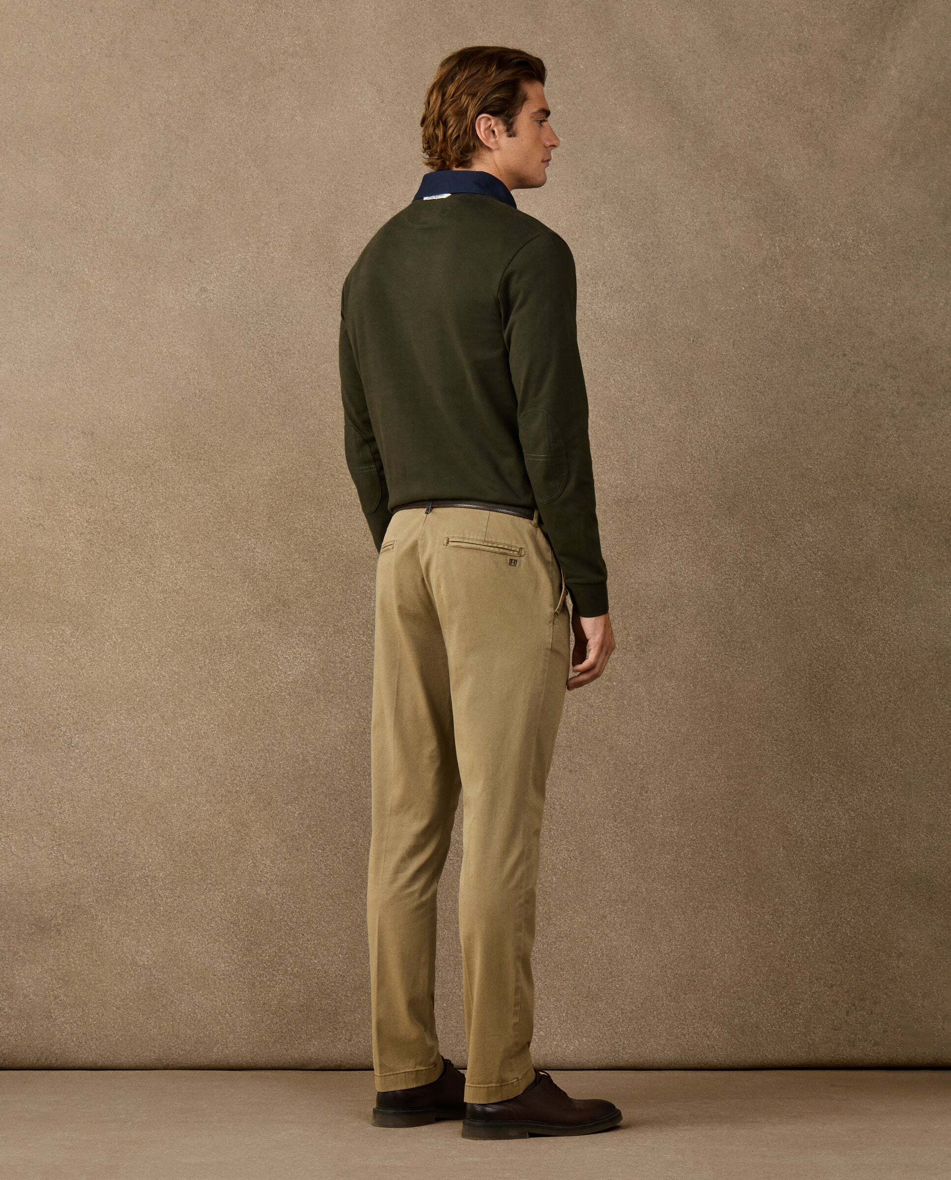 Chino de hombre kensington heritage fit slim - Hackett - Blanco Blanco-3