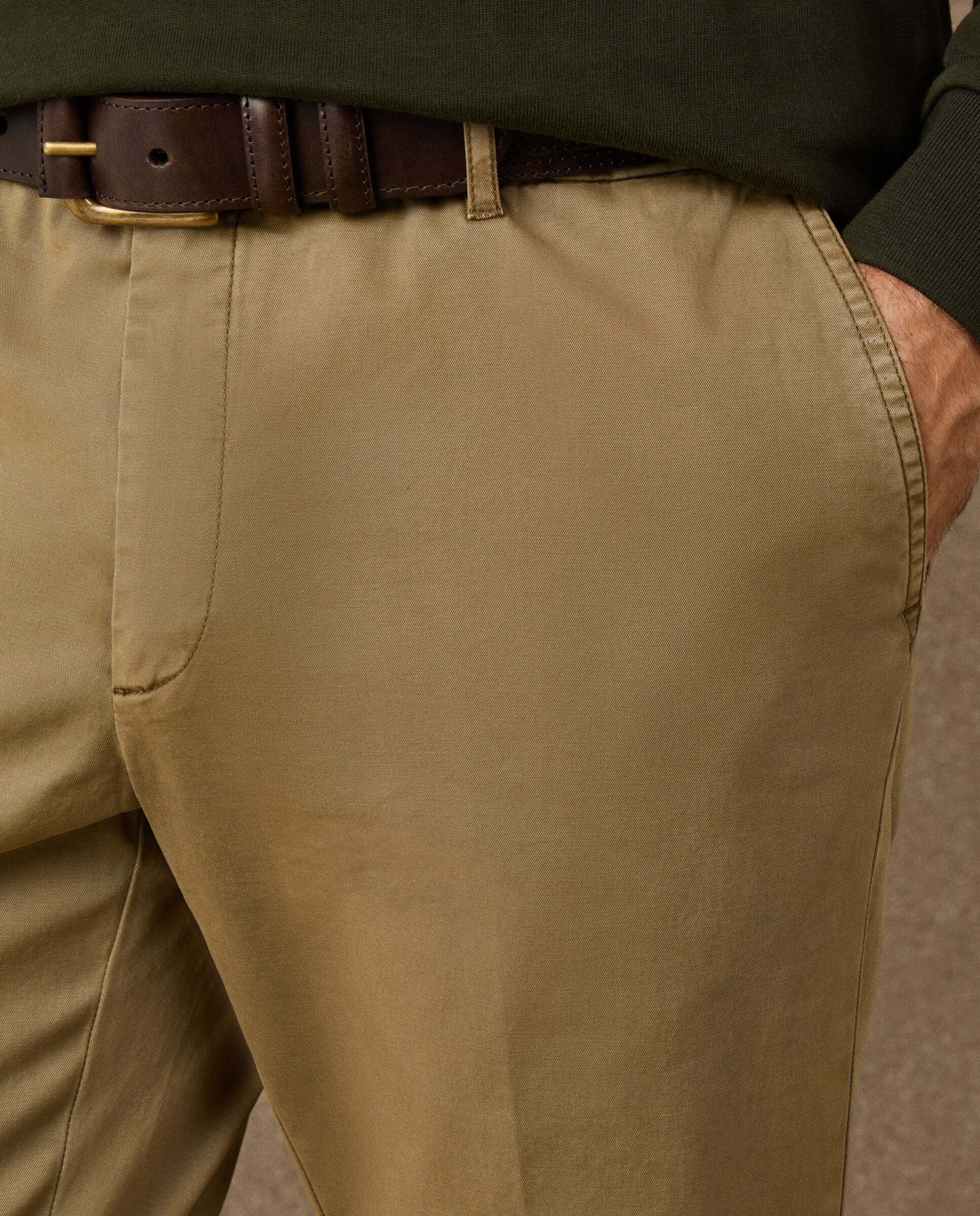 Chino de hombre kensington heritage fit slim - Hackett - Blanco Blanco-4