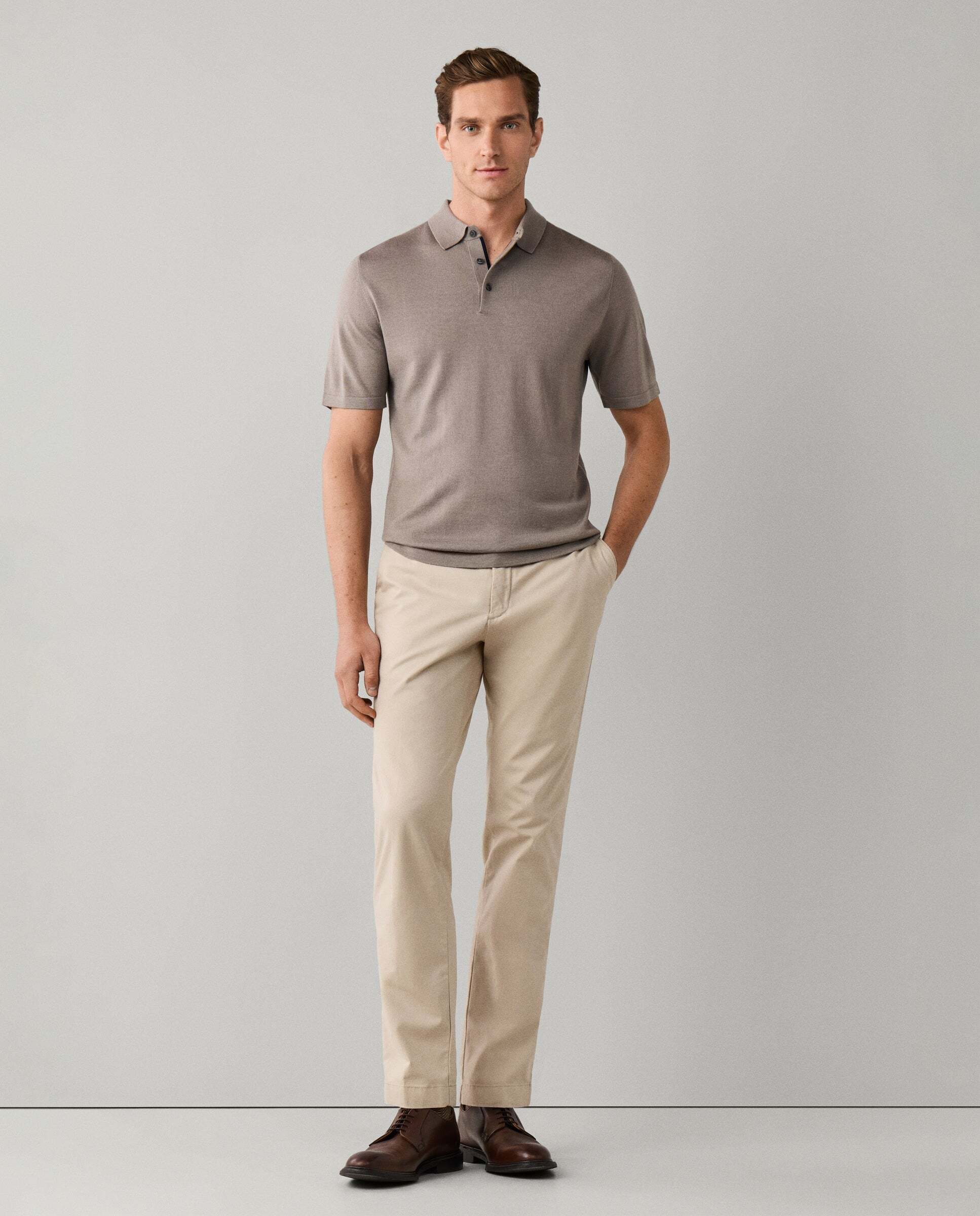 Imagen 2 de Chino texturizado kensington fit slim - Hackett - Natural Natural