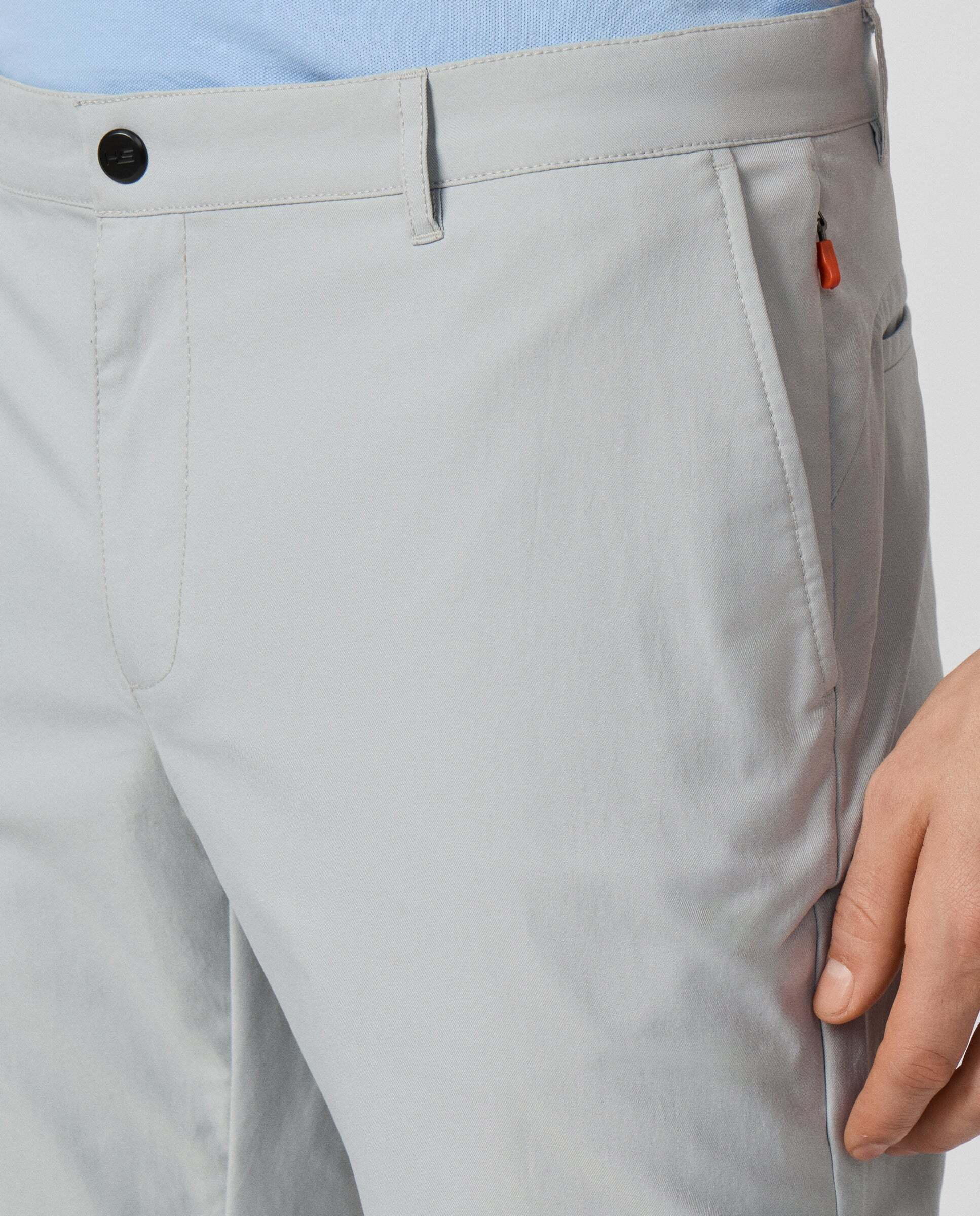 Pantalón de hombre commuter fit clásico - Hackett - Gris claro Gris claro-4