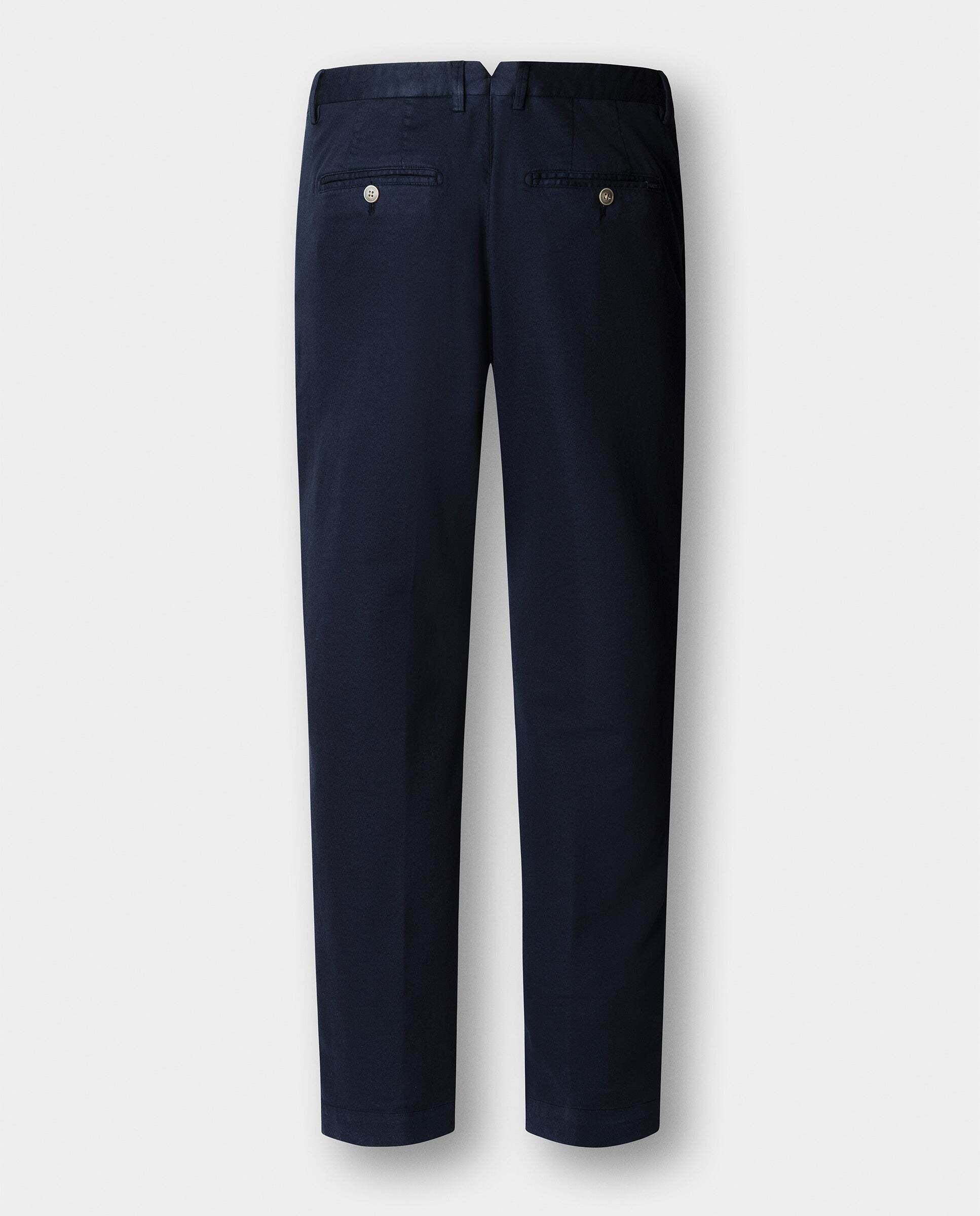 Pantalón kensington comfort stretch fit slim - Hackett - Azul Azul-8