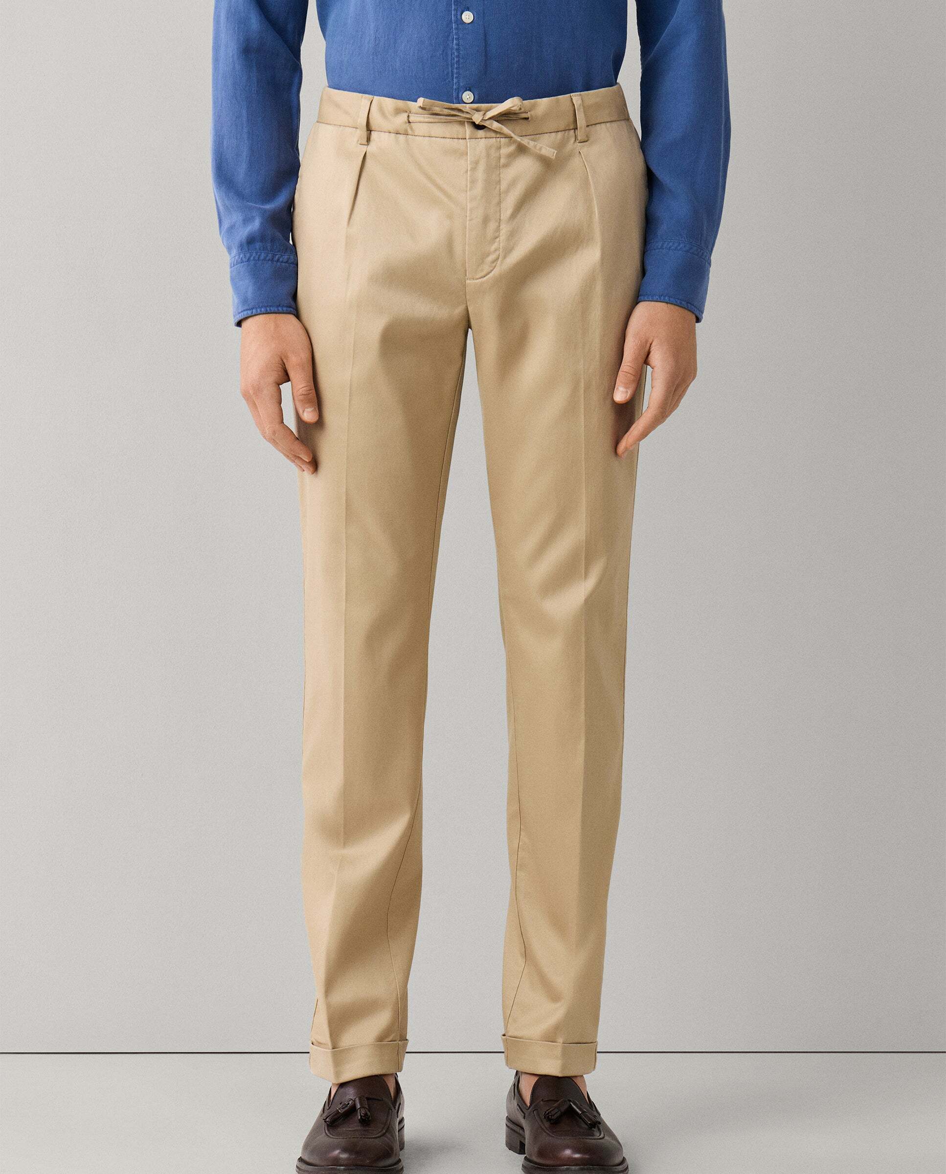 Hackett - Pantalón de hombre con cordón fit relaxed regent.