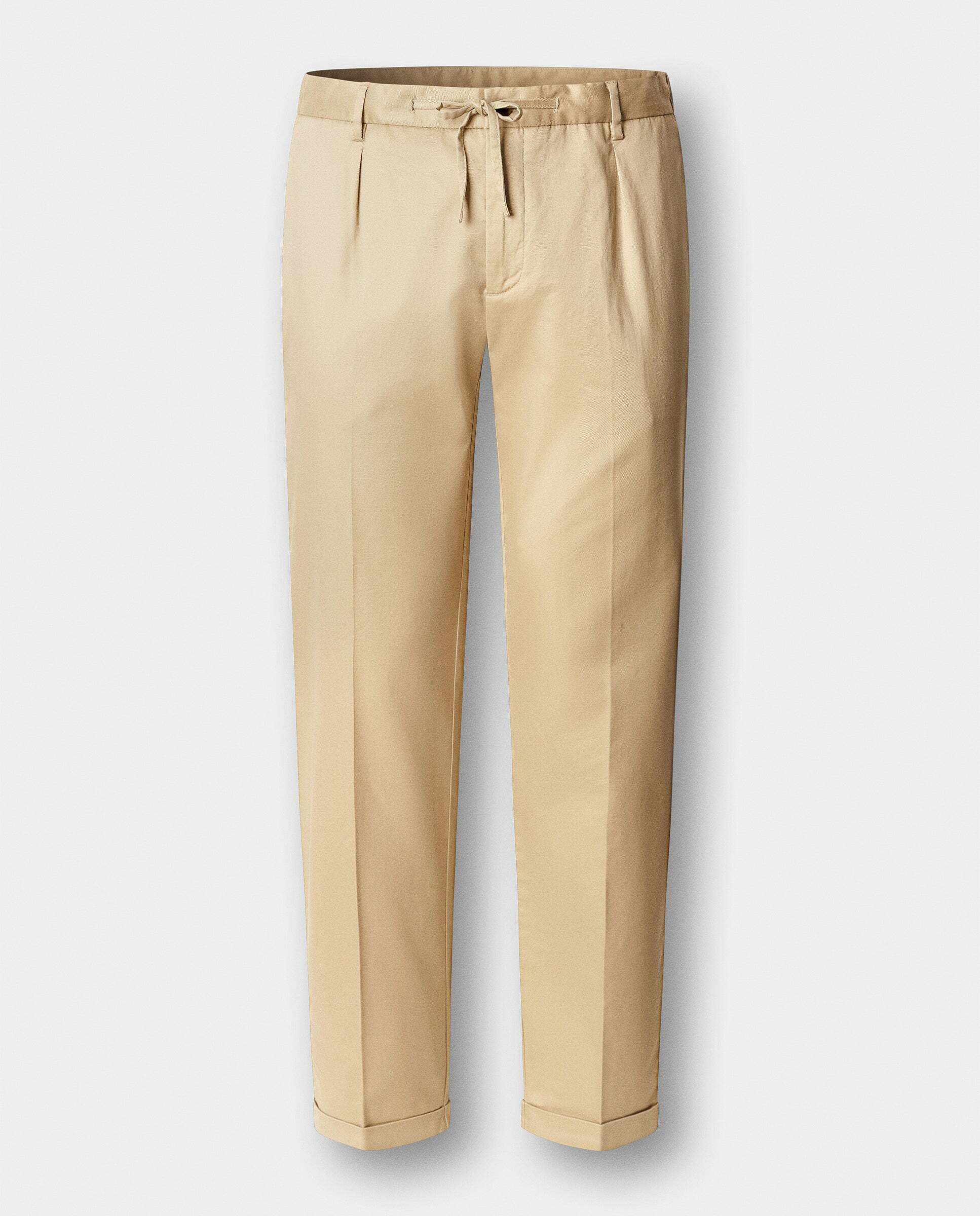 Pantalón de hombre con cordón fit relaxed regent - Hackett - Blanco Blanco-9