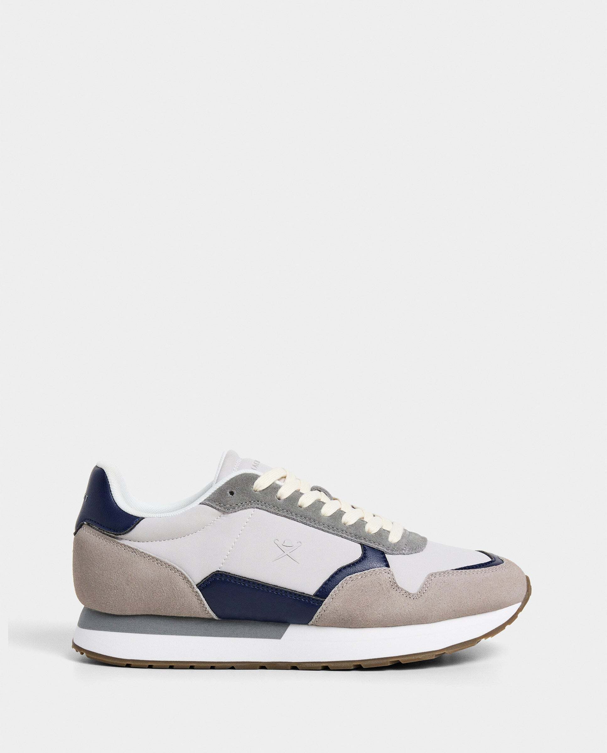 Hackett - Zapatillas de hombre de ante y piel vector device.