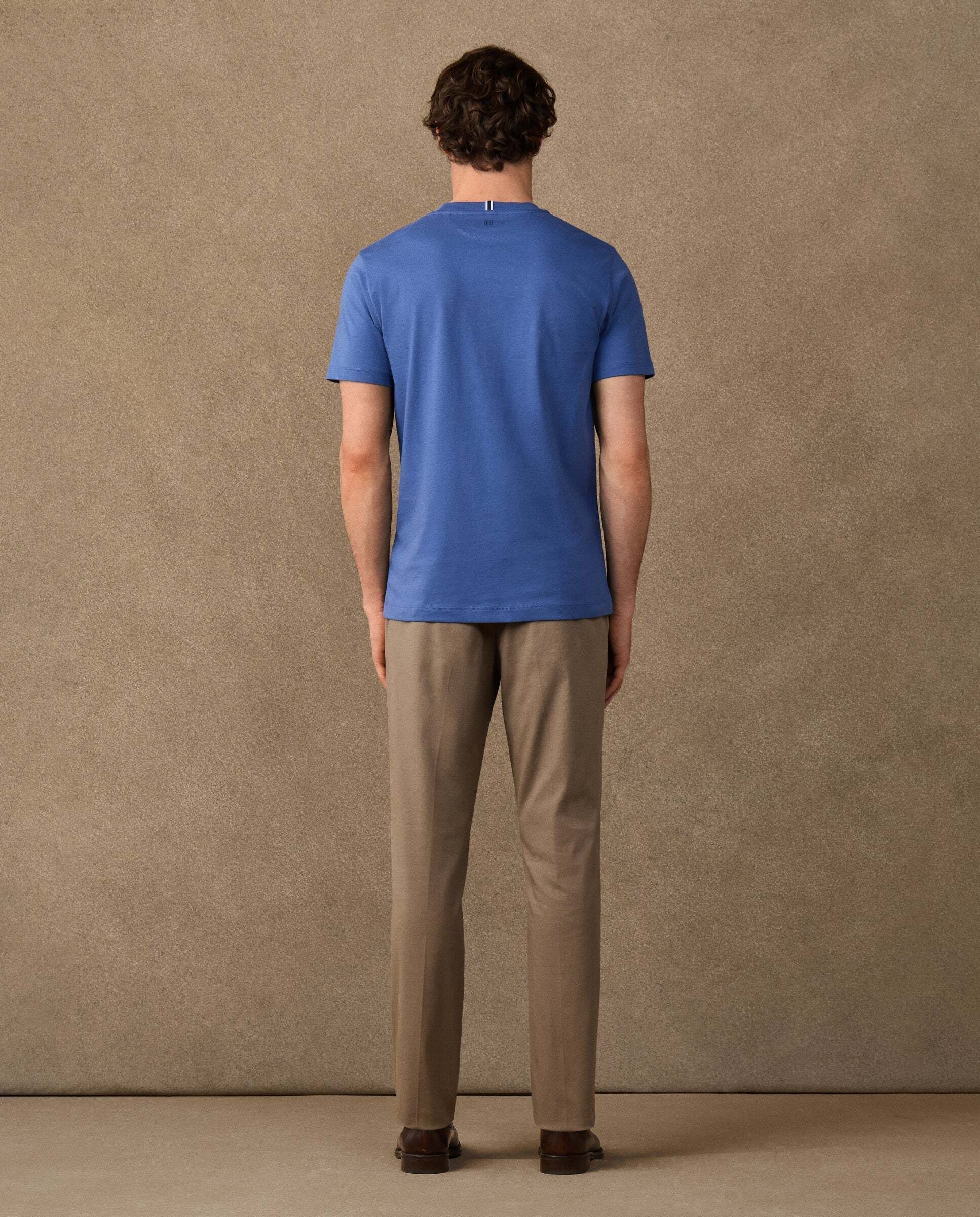 Camiseta de hombre logo fit clásico - Hackett - Azul Azul-3