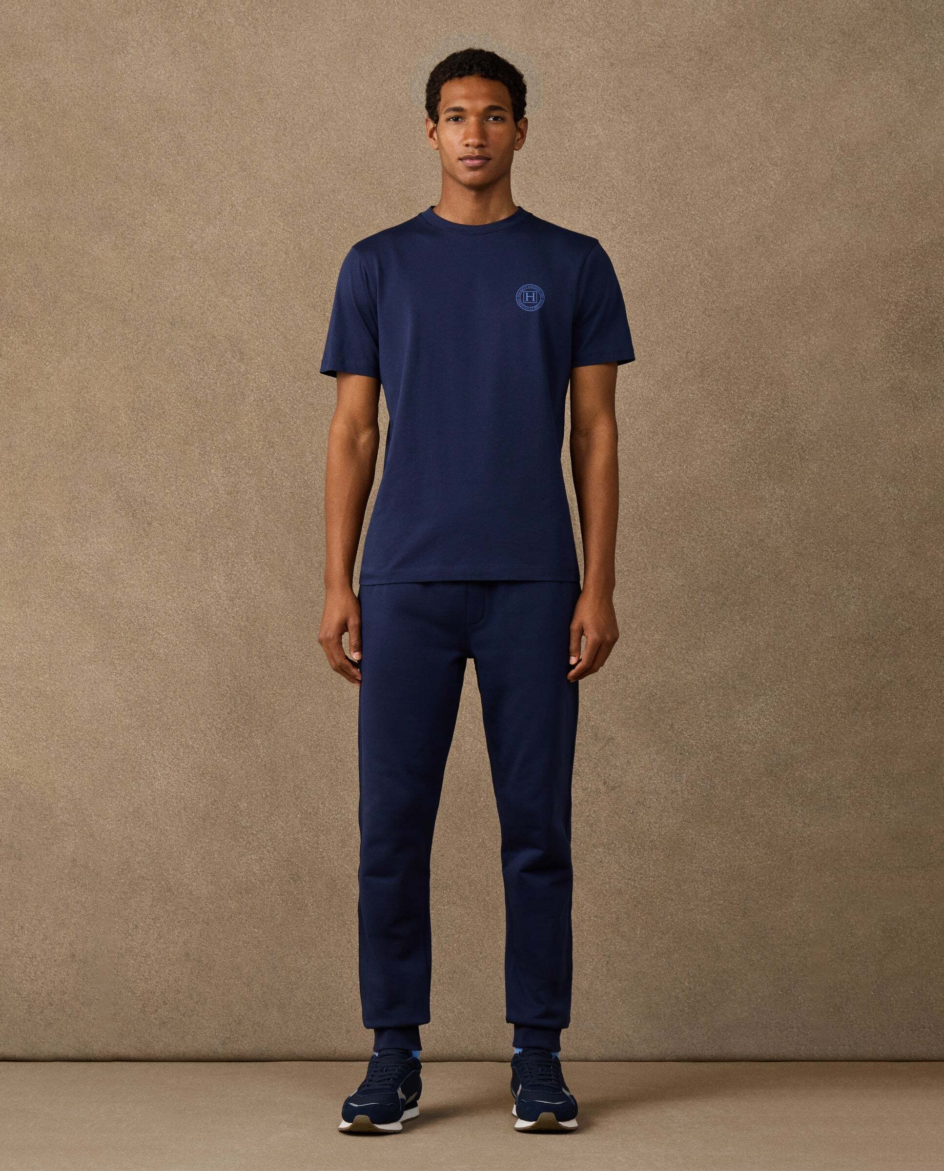 Camiseta de hombre logo fit clásico - Hackett - Azul marino Azul marino-2