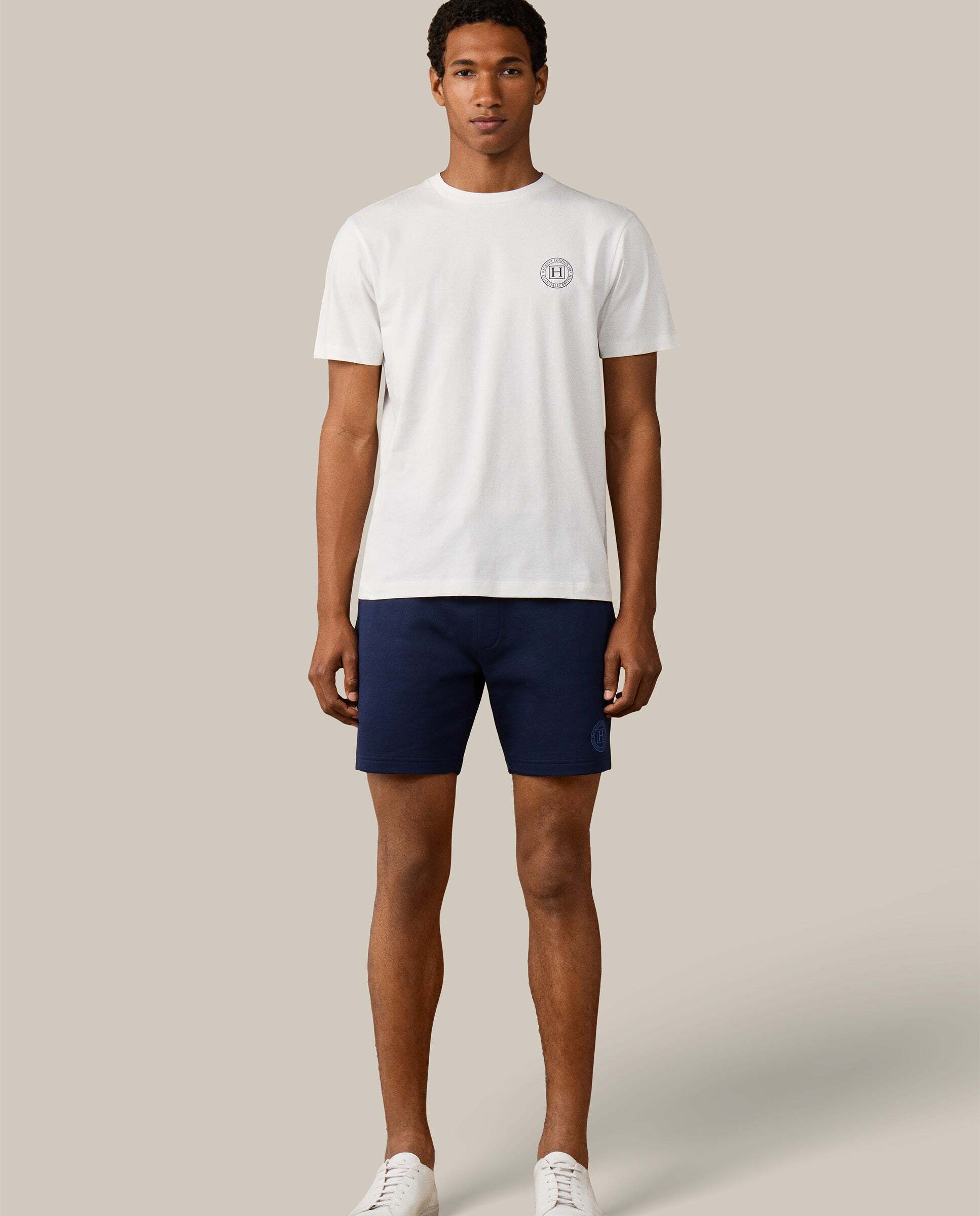 Camiseta de hombre logo fit clásico - Hackett - Natural Natural-2