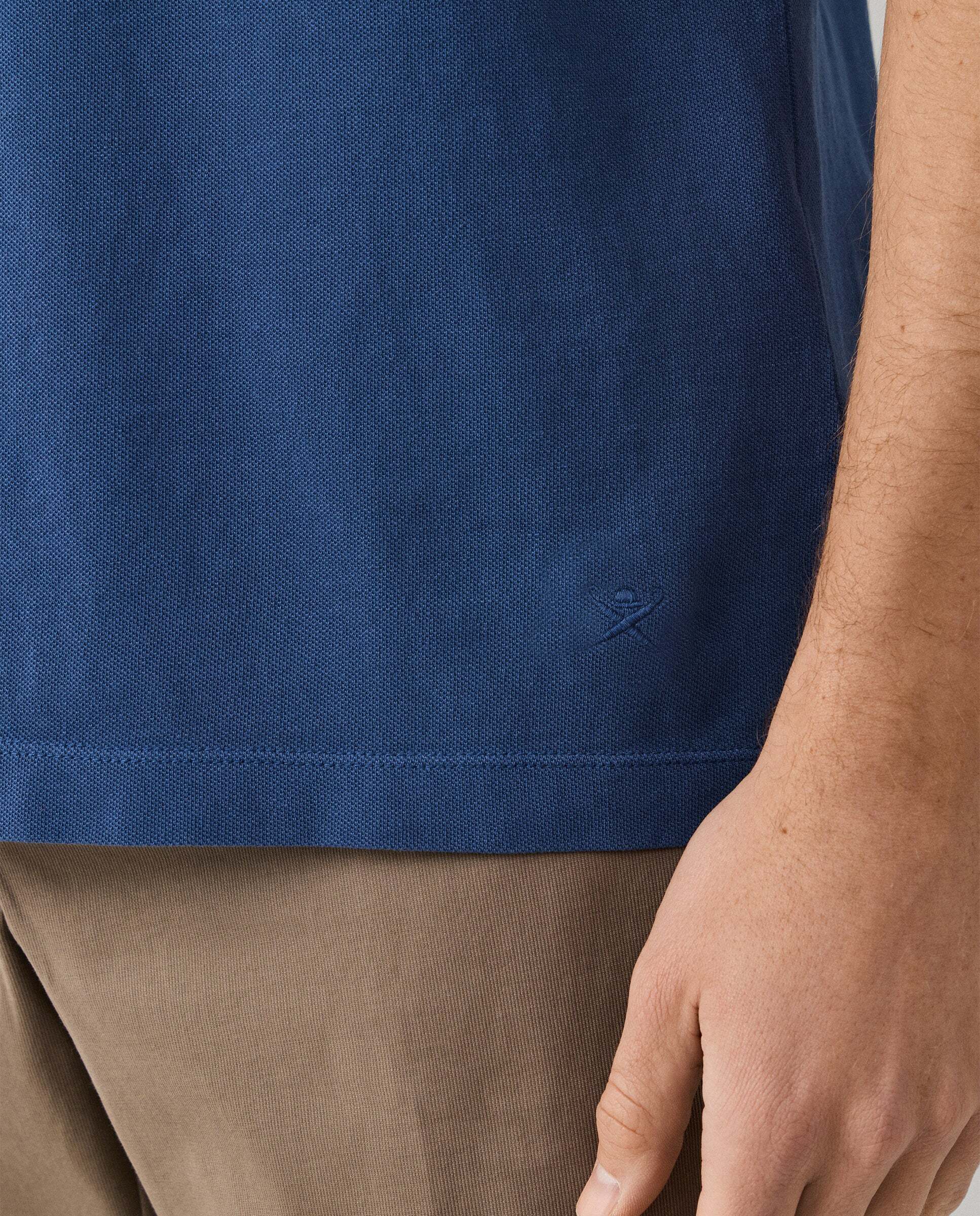 Polo de hombre piqué manga corta fit clásico - Hackett - Azul Azul-5
