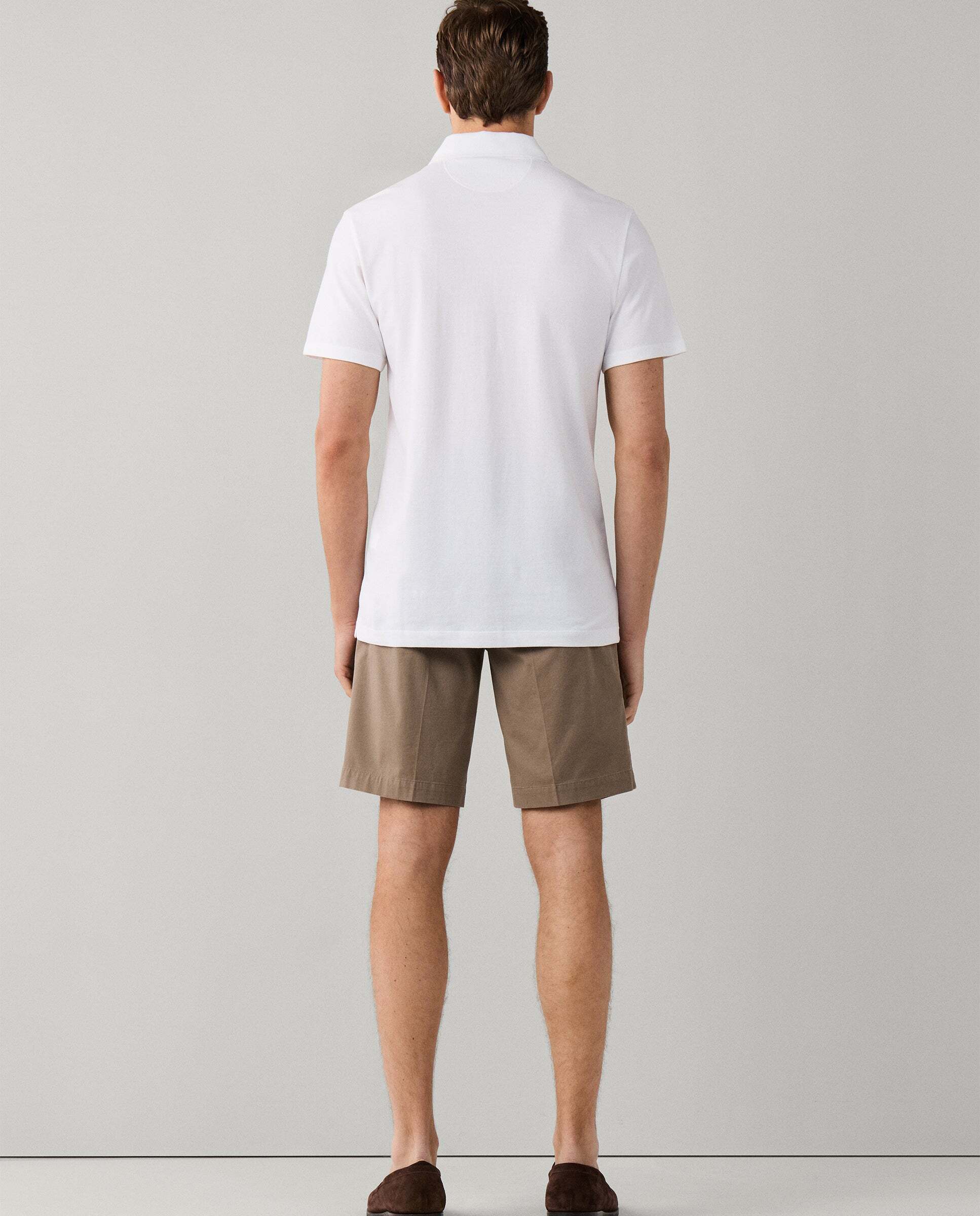 Polo de hombre piqué manga corta fit clásico - Hackett - Blanco Blanco-3