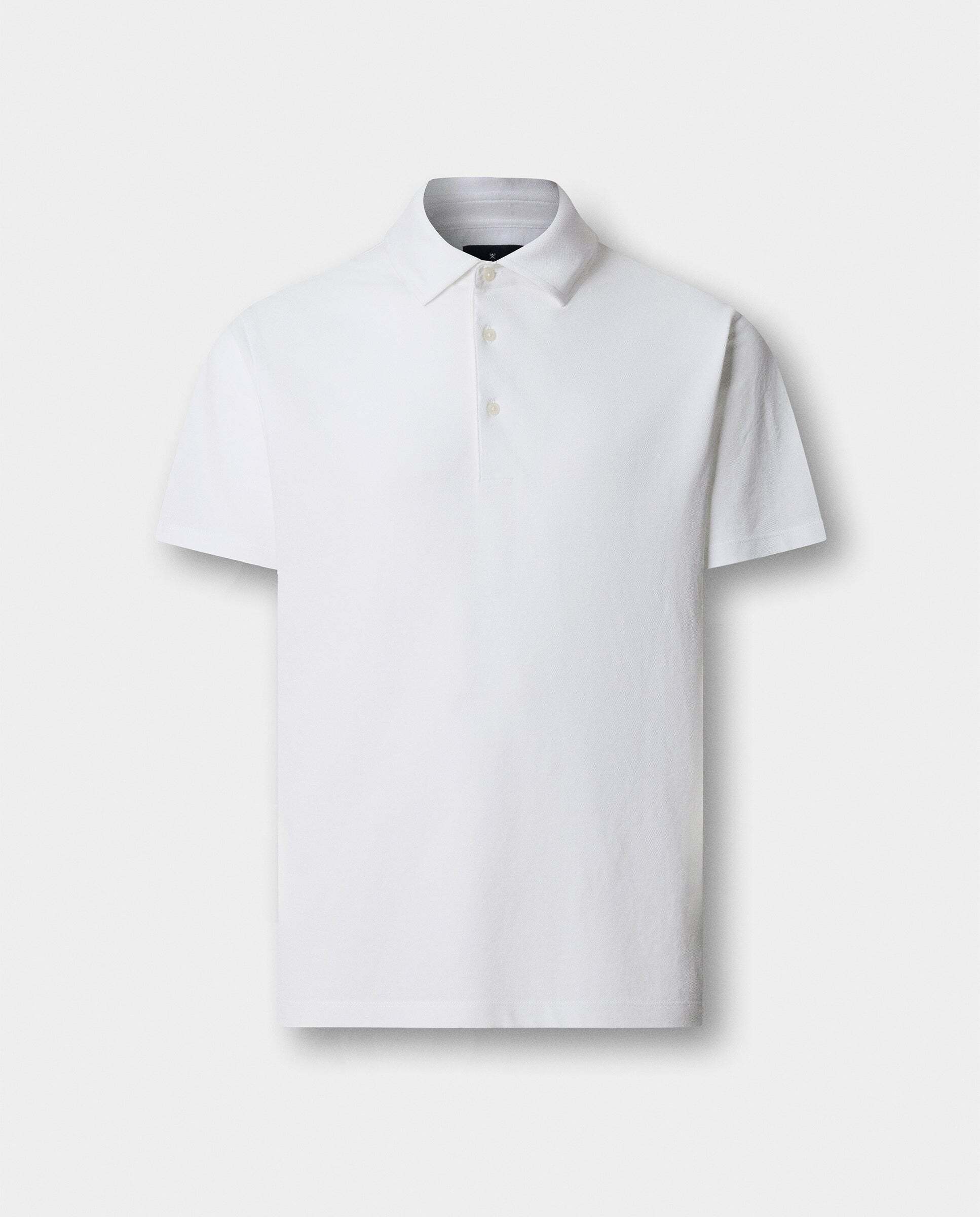 Polo de hombre piqué manga corta fit clásico - Hackett - Blanco Blanco-9